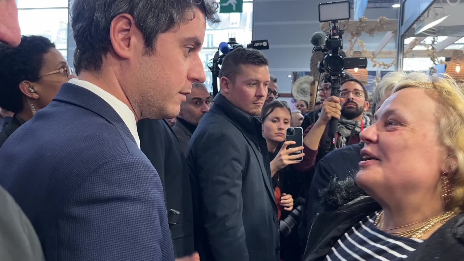 French Premier Attal at the Agricultural Fair