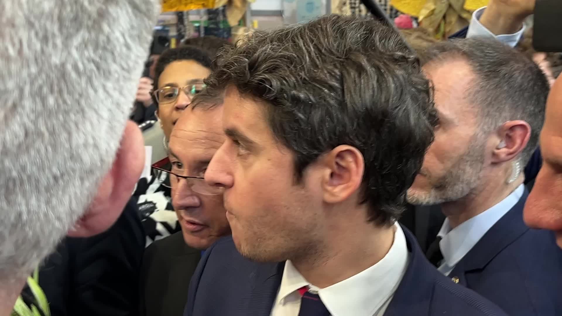 French Premier Attal at the Agricultural Fair