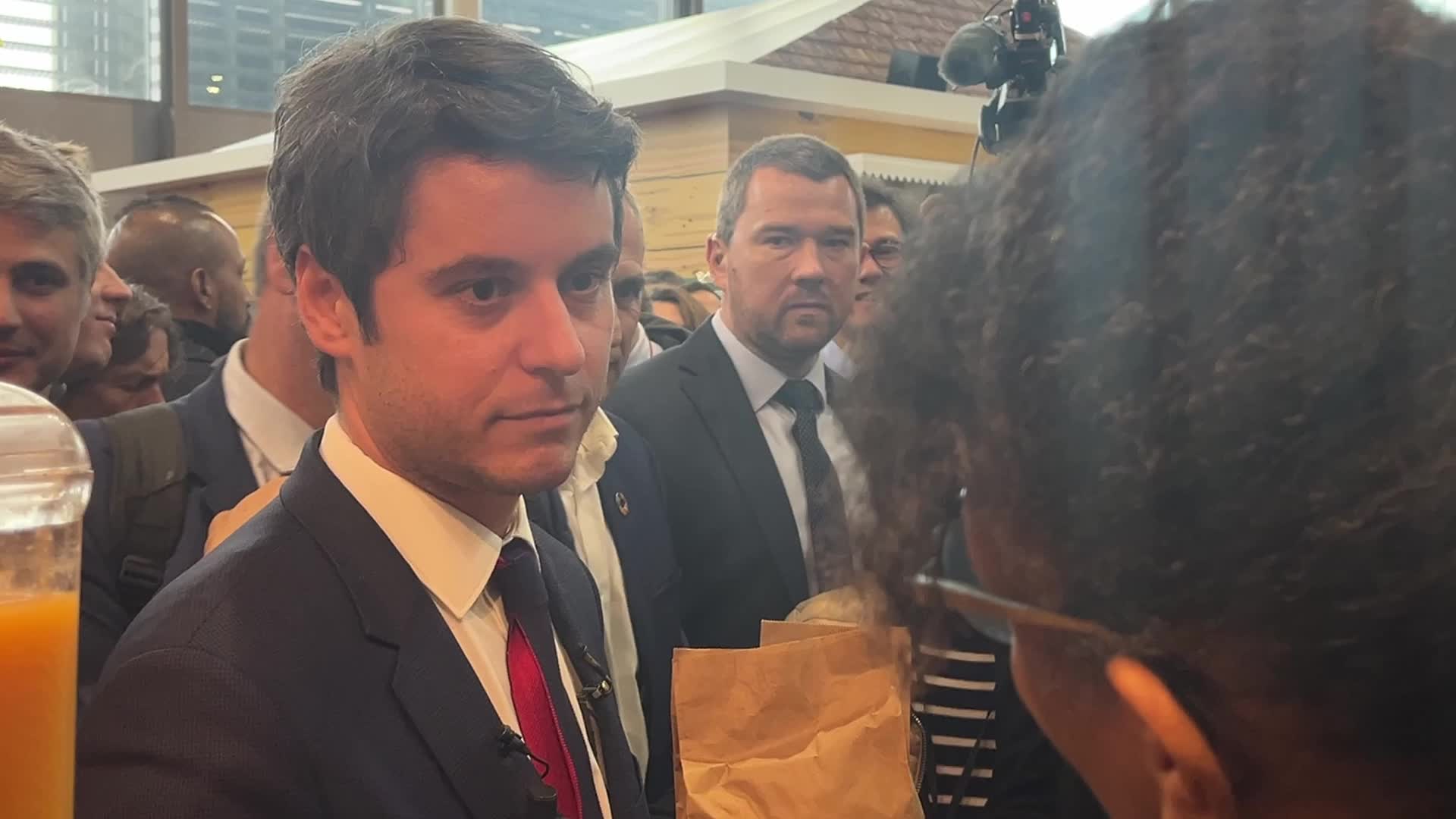 French Premier Attal at the Agricultural Fair