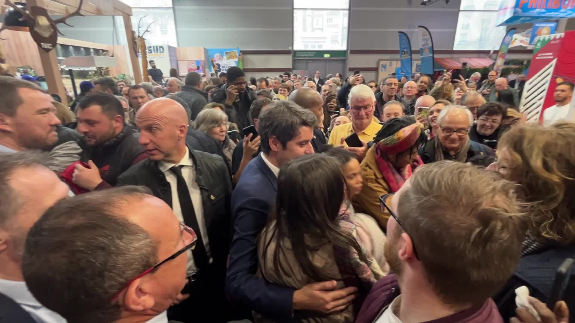 French Premier Attal at the Agricultural Fair