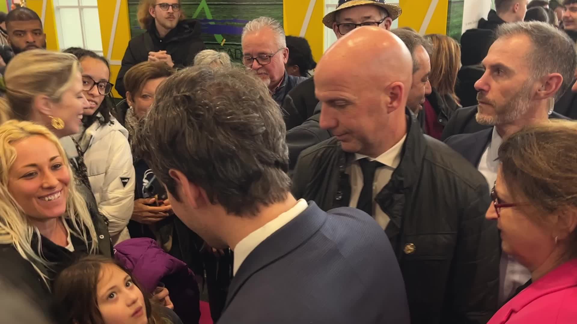 French Premier Attal at the Agricultural Fair