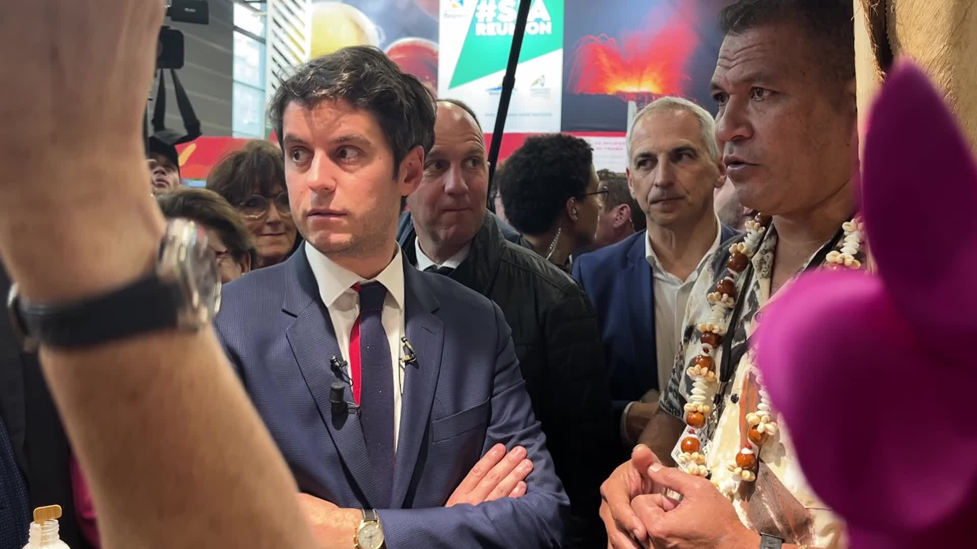 French Premier Attal at the Agricultural Fair