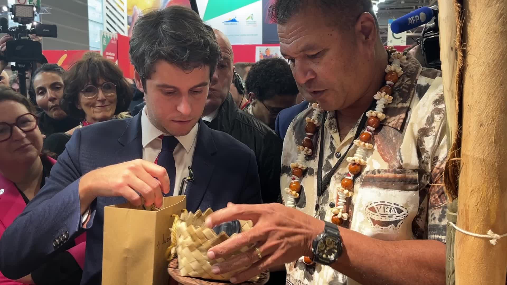 French Premier Attal at the Agricultural Fair