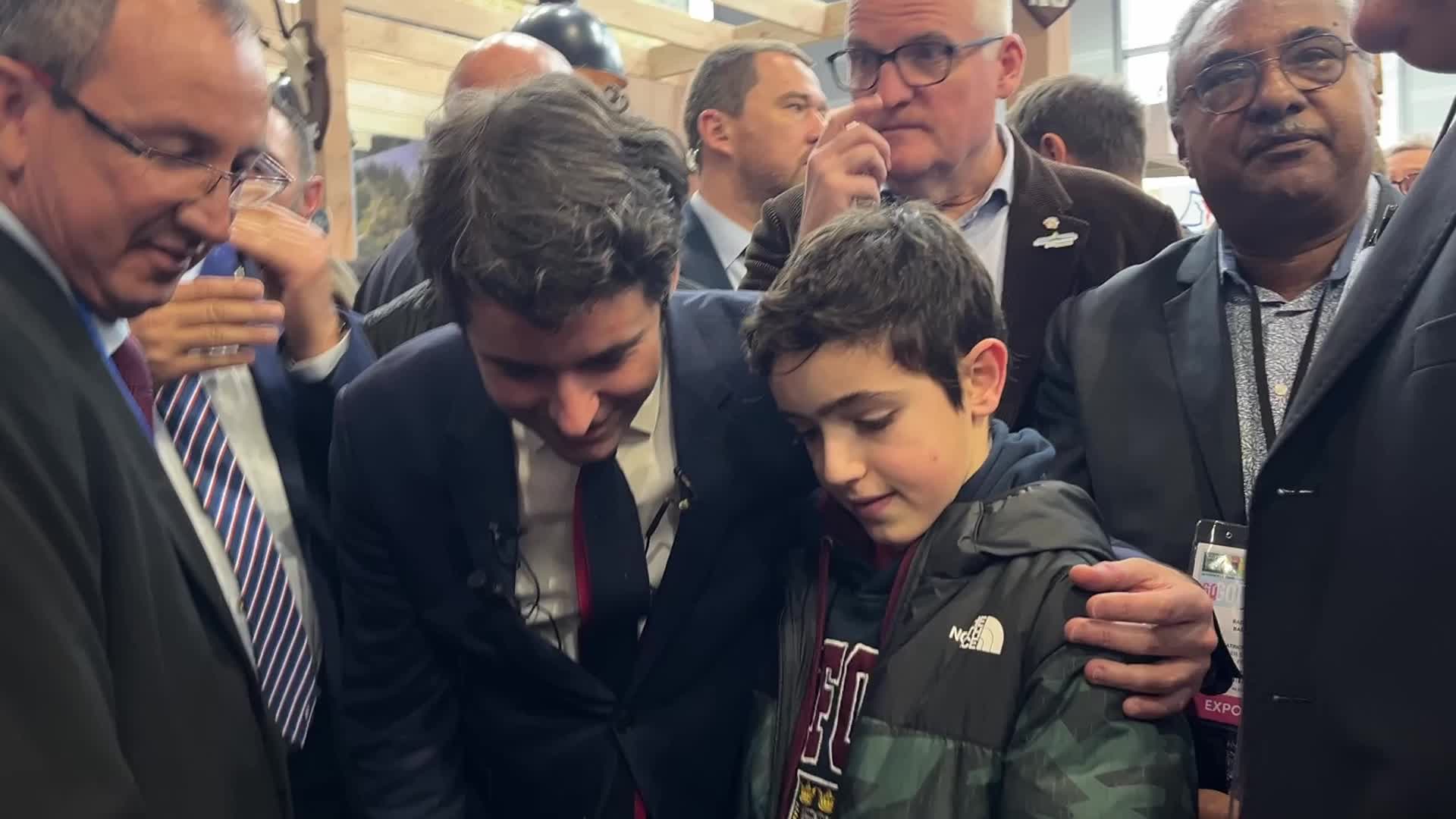 French Premier Attal at the Agricultural Fair