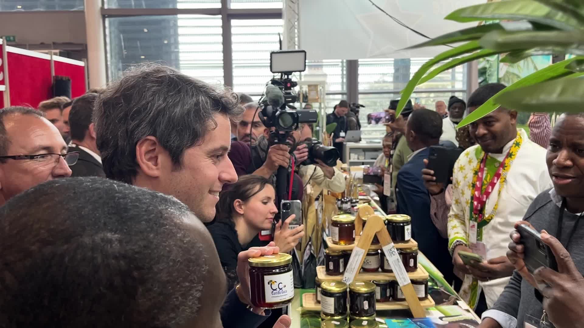 French Premier Attal at the Agricultural Fair