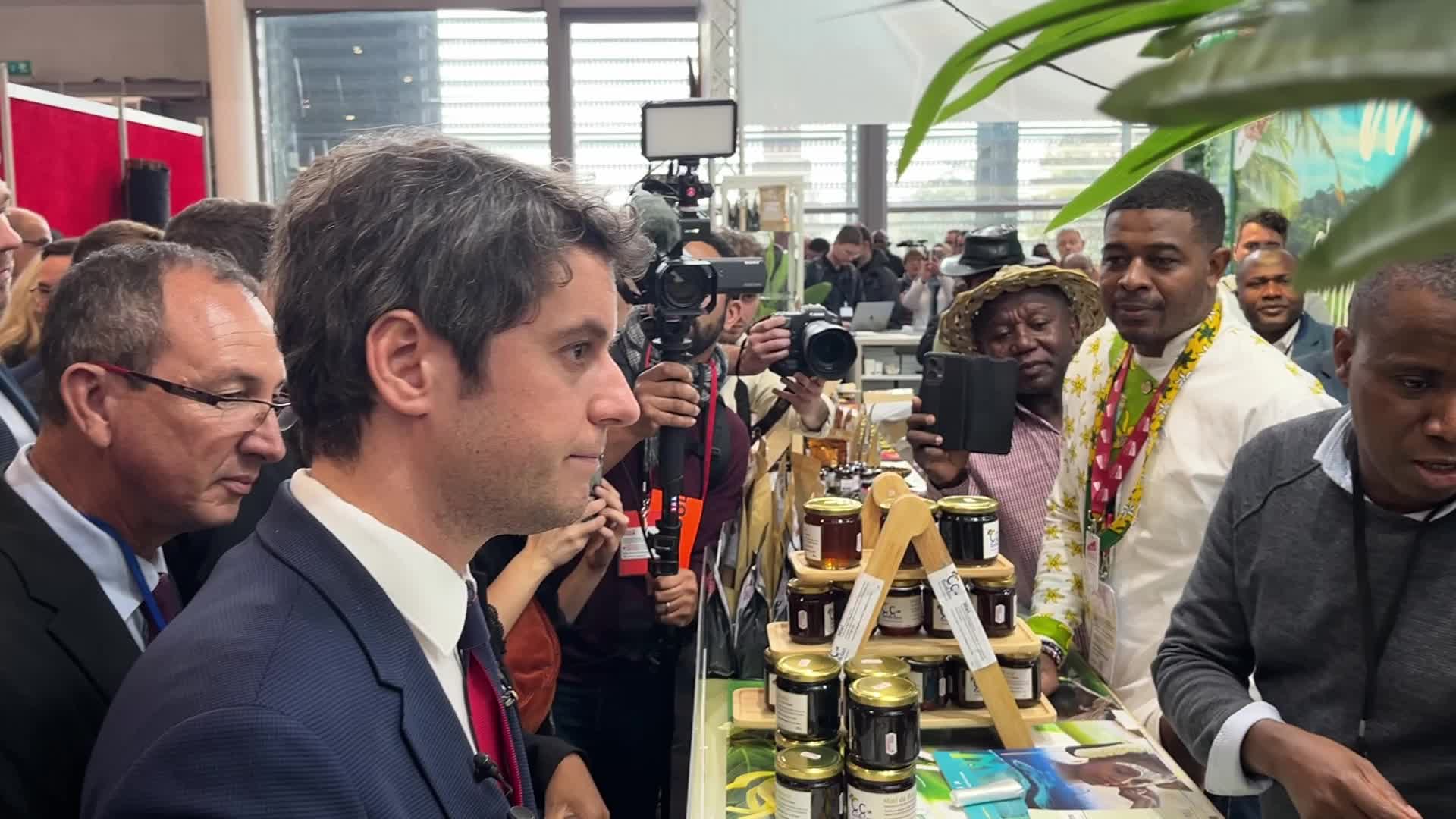 French Premier Attal at the Agricultural Fair
