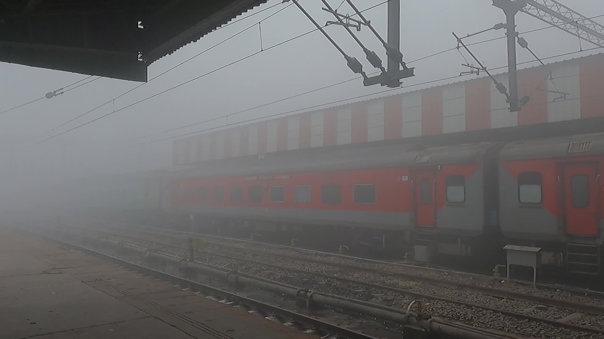 Heavy Smog In Lucknow, India