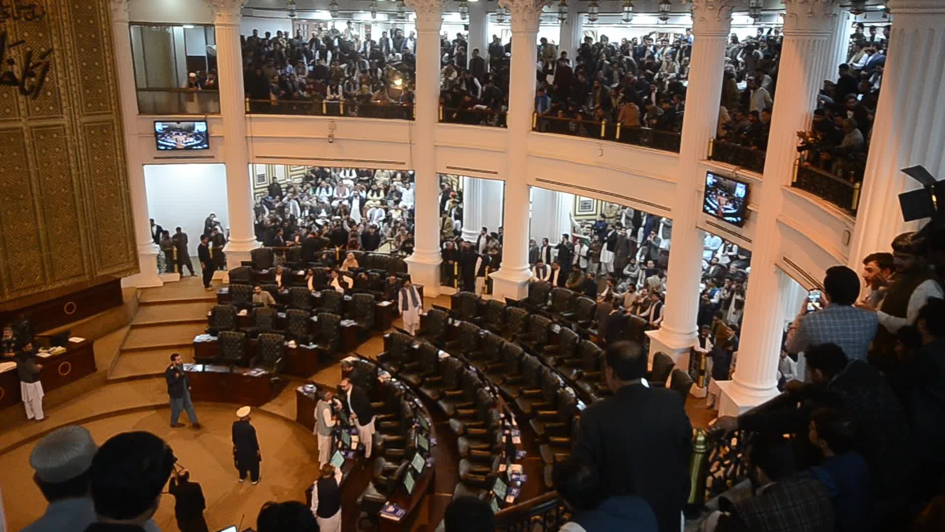 Newly elected members of the KPK provincial assembly take oath in Peshawar 