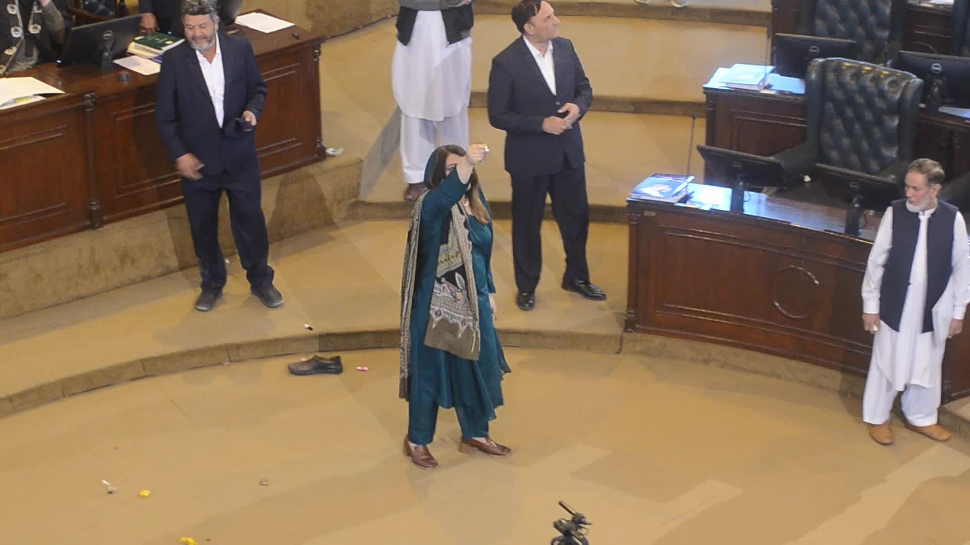 Newly elected members of the KPK provincial assembly take oath in Peshawar 