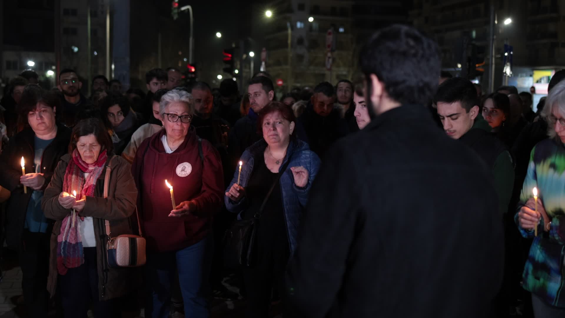 Protest during a 24-hour nationwide strike in Thessaloniki
