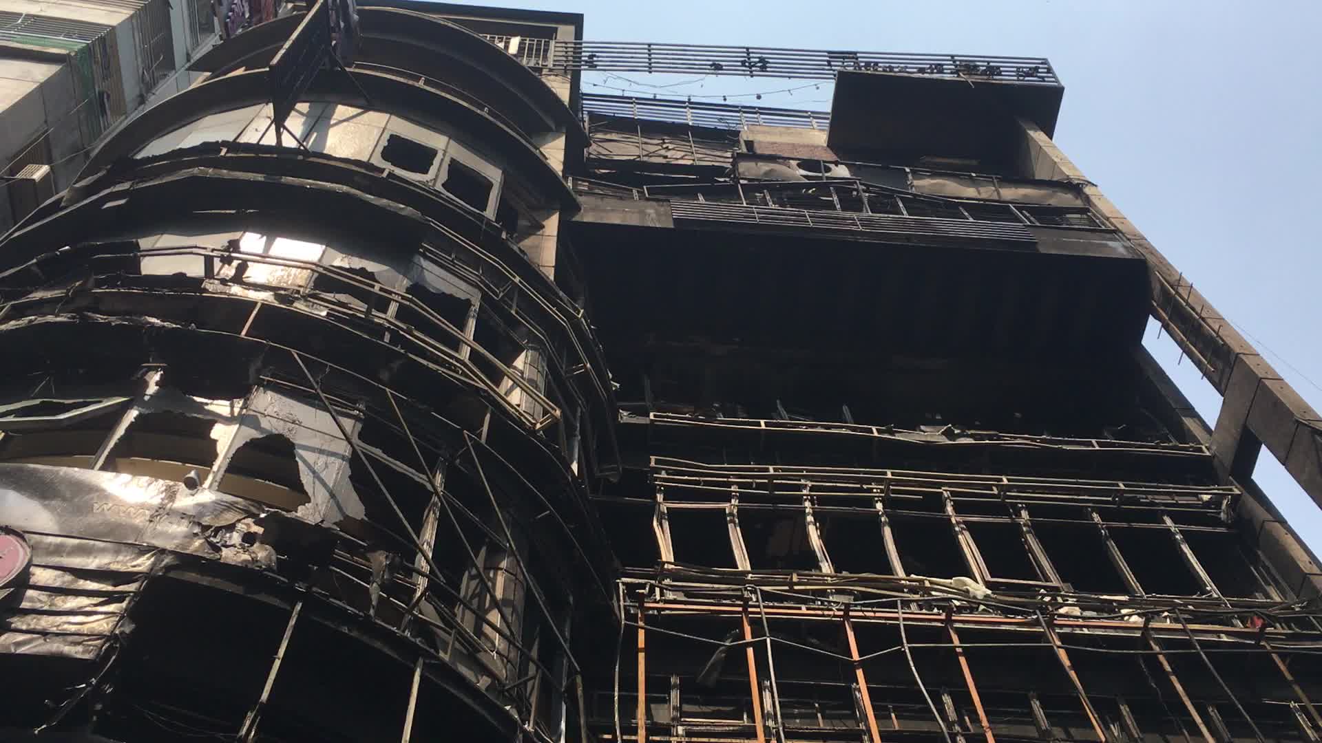 Fire in Dhaka