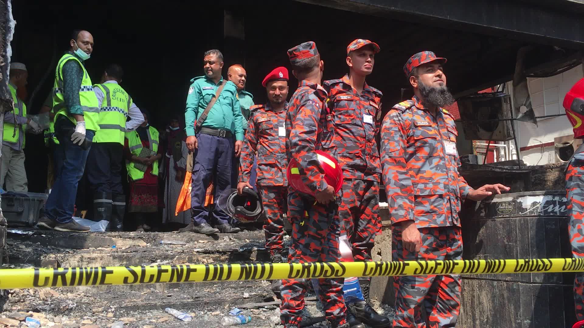 Fire in Dhaka