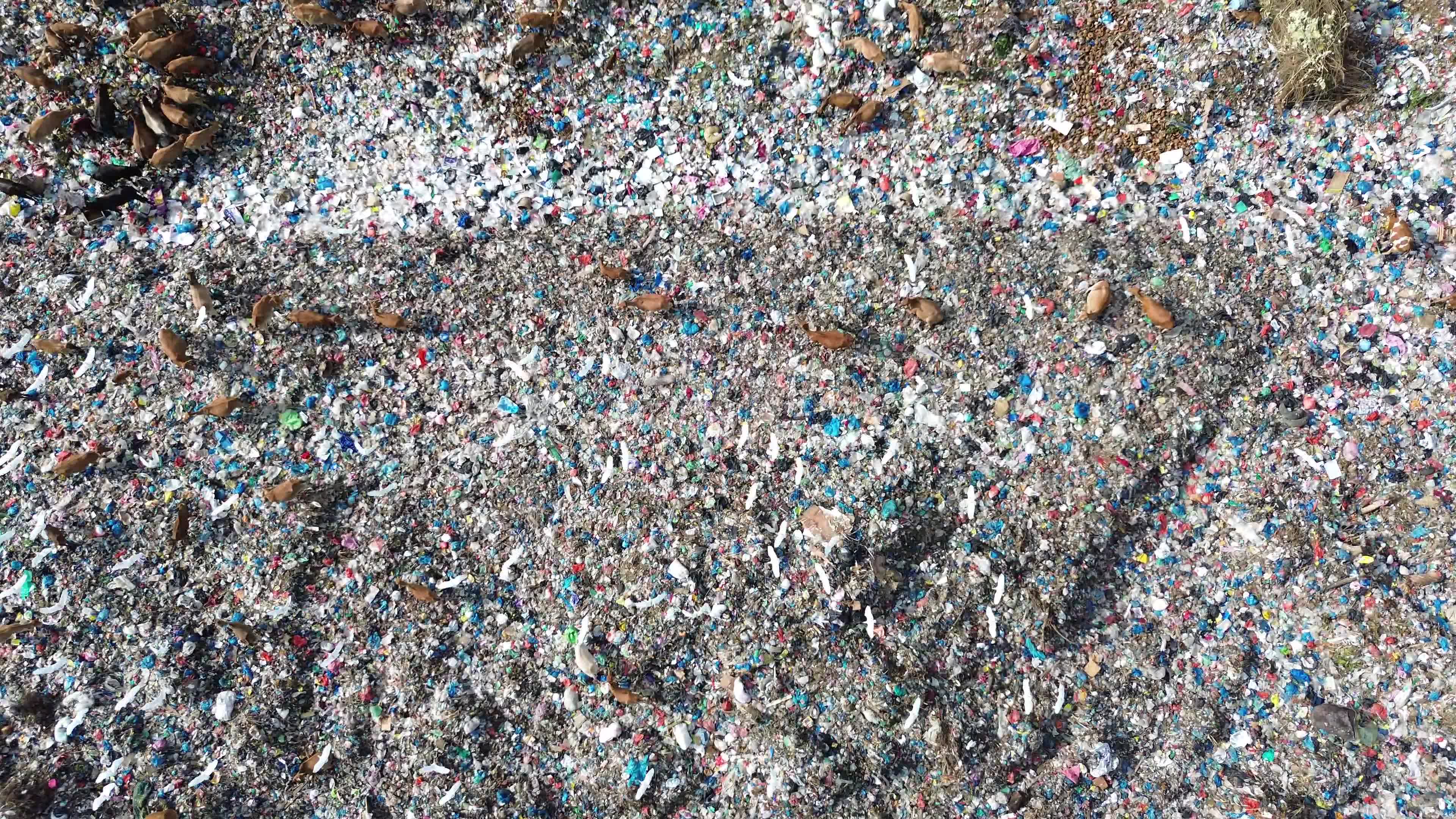 Aerial View of Landfill in Aceh