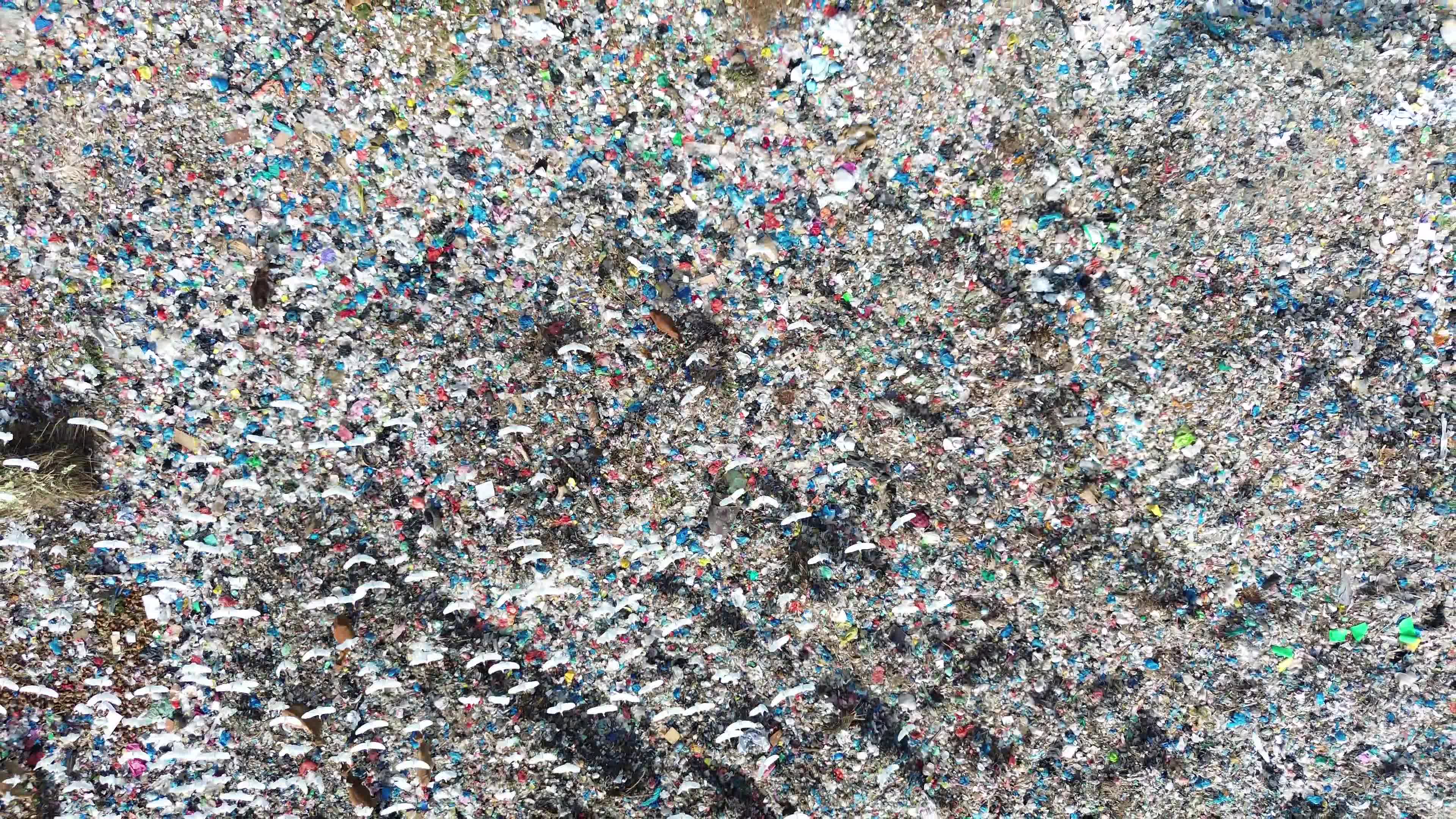 Aerial View of Landfill in Aceh