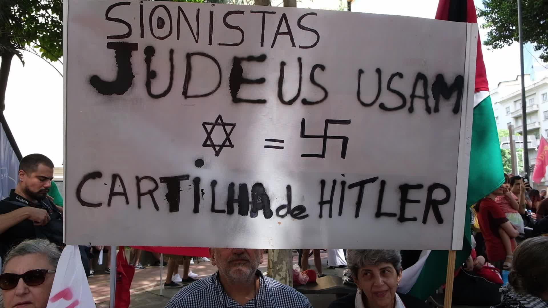 Demonstration In Support Of Palestine in Sao Paulo, Brazil
