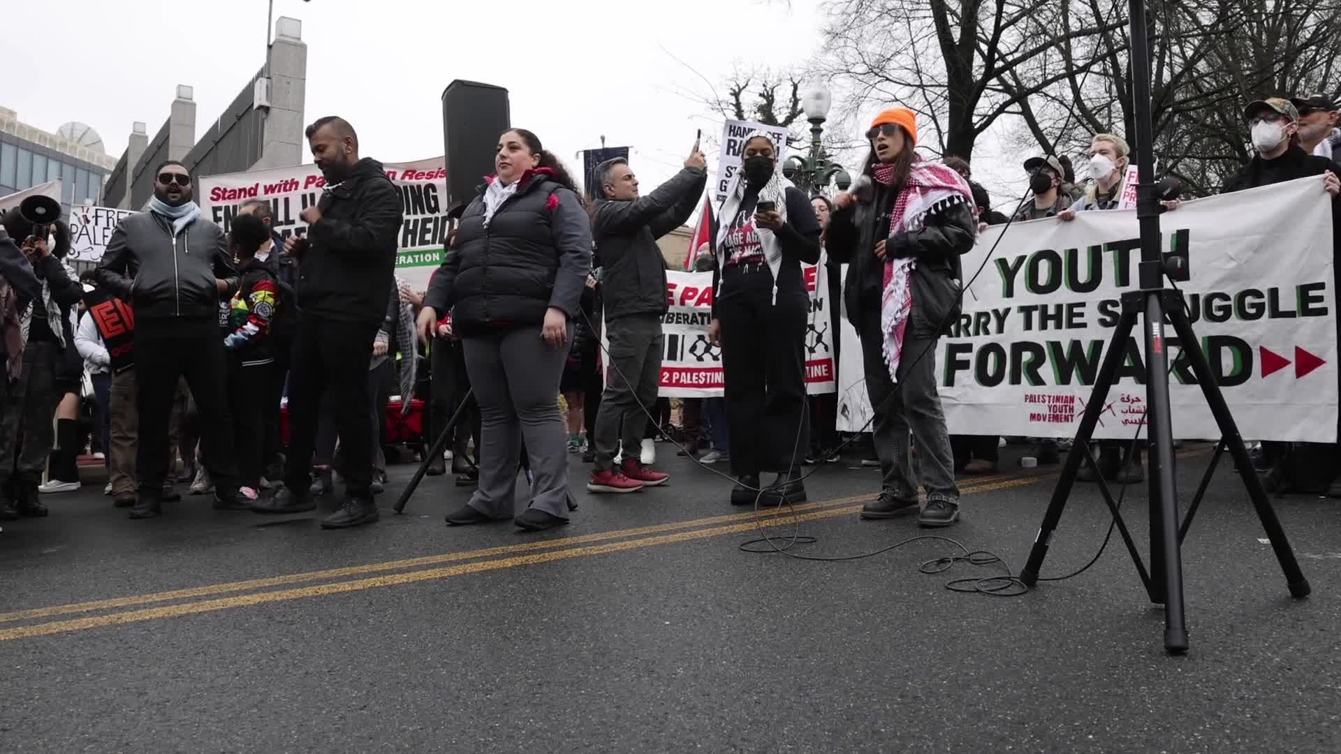 Pro-Palestine protest in Washington