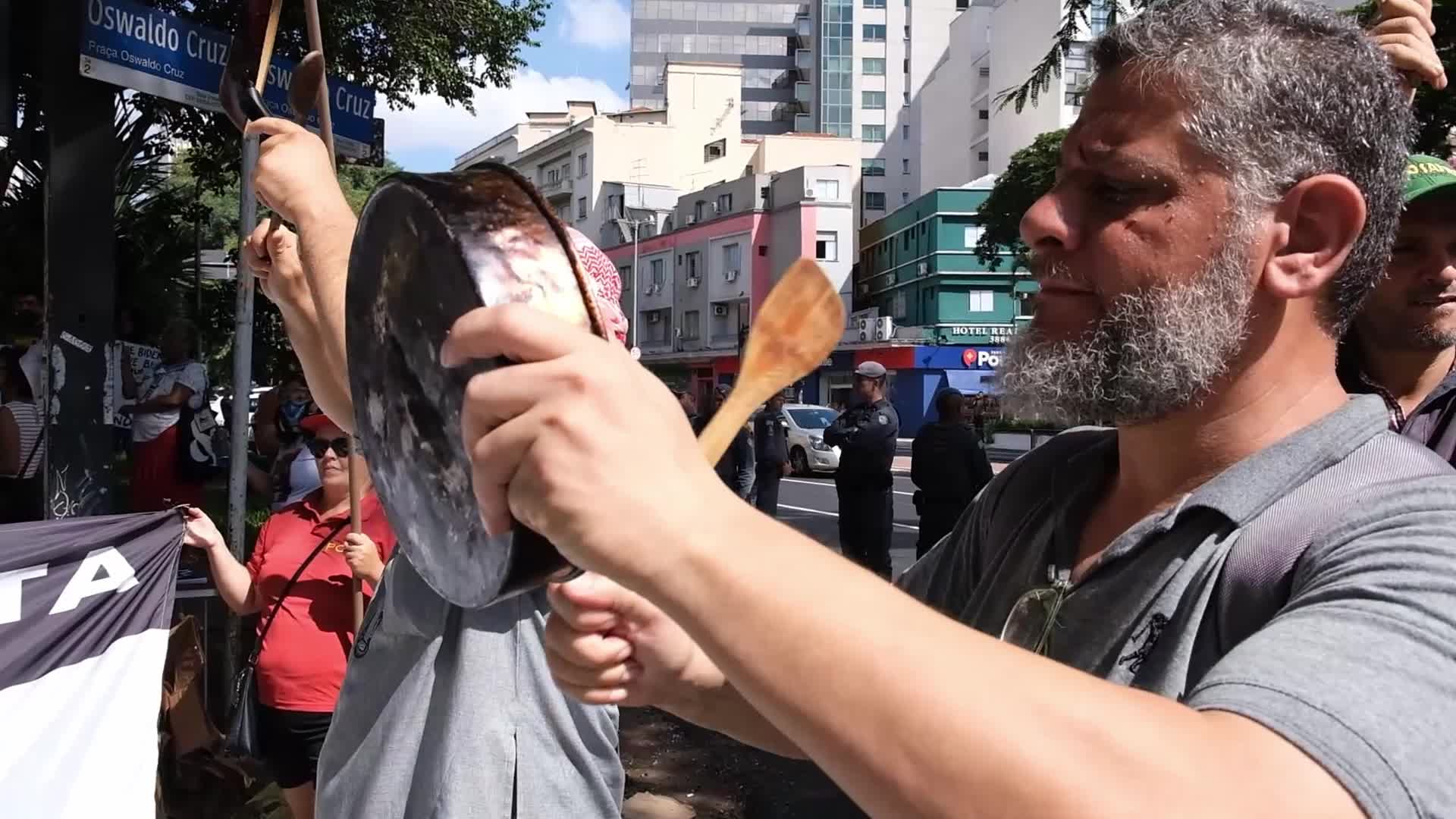 Demonstration In Support Of Palestine in Sao Paulo, Brazil