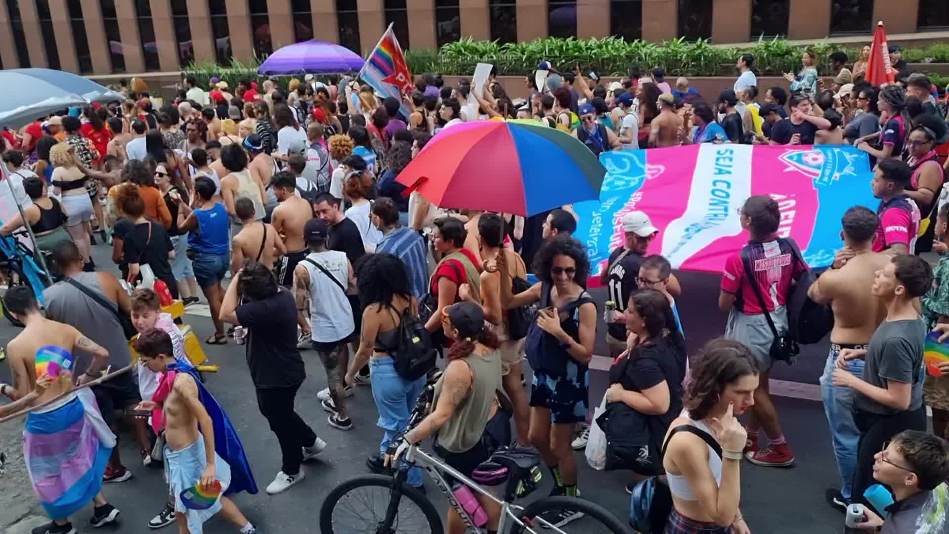 Transmasculine March In Sao Paulo, Brazil