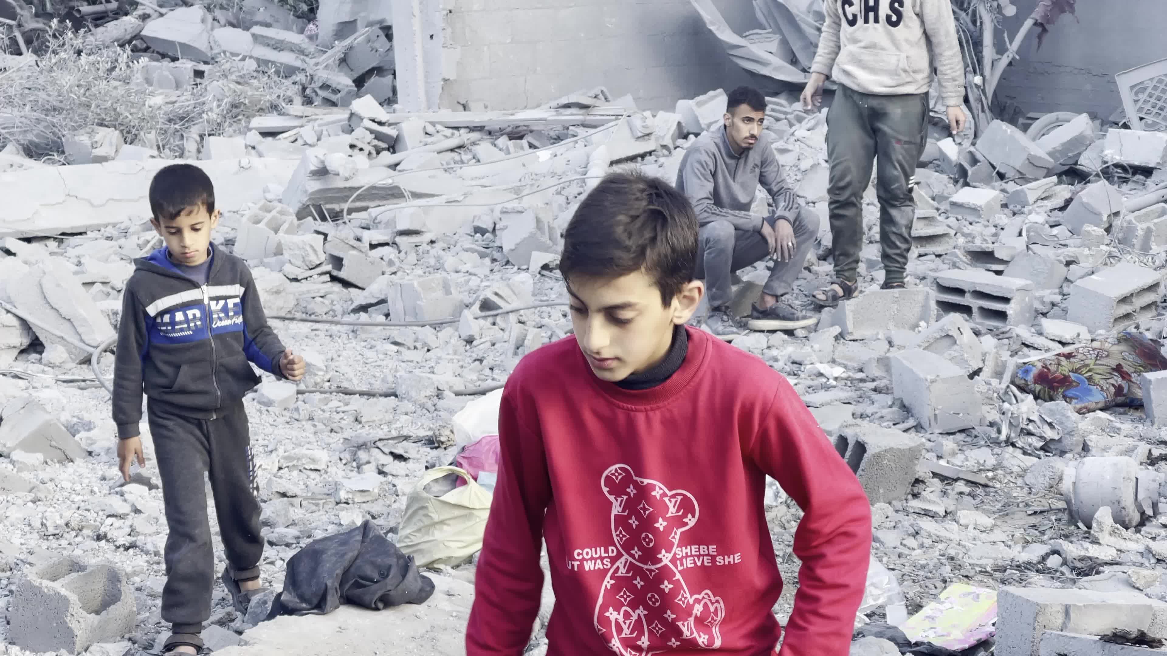 Aftermath of Israeli Airstrike In Gaza, Palestine