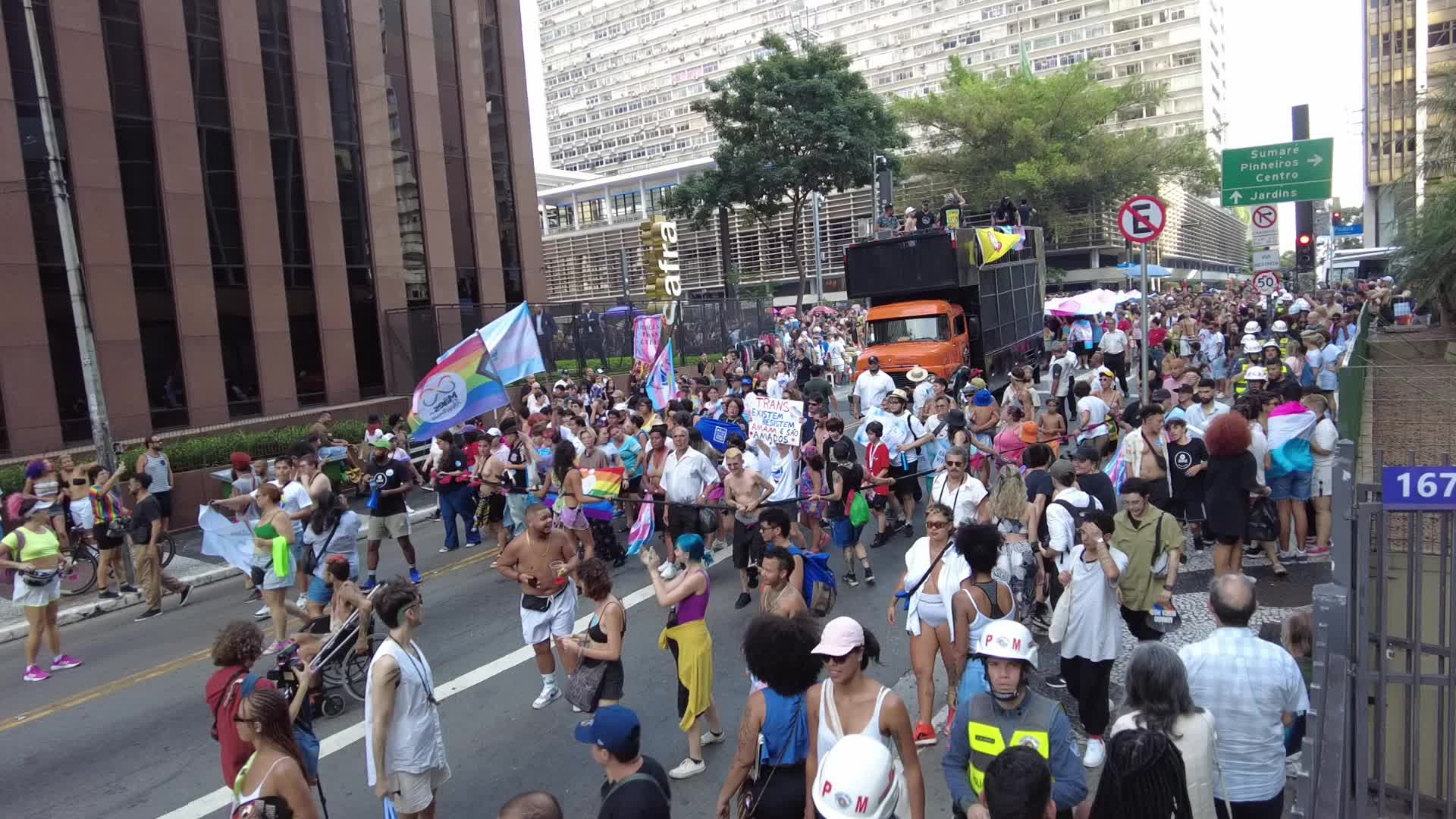 Transmasculine March In Sao Paulo, Brazil