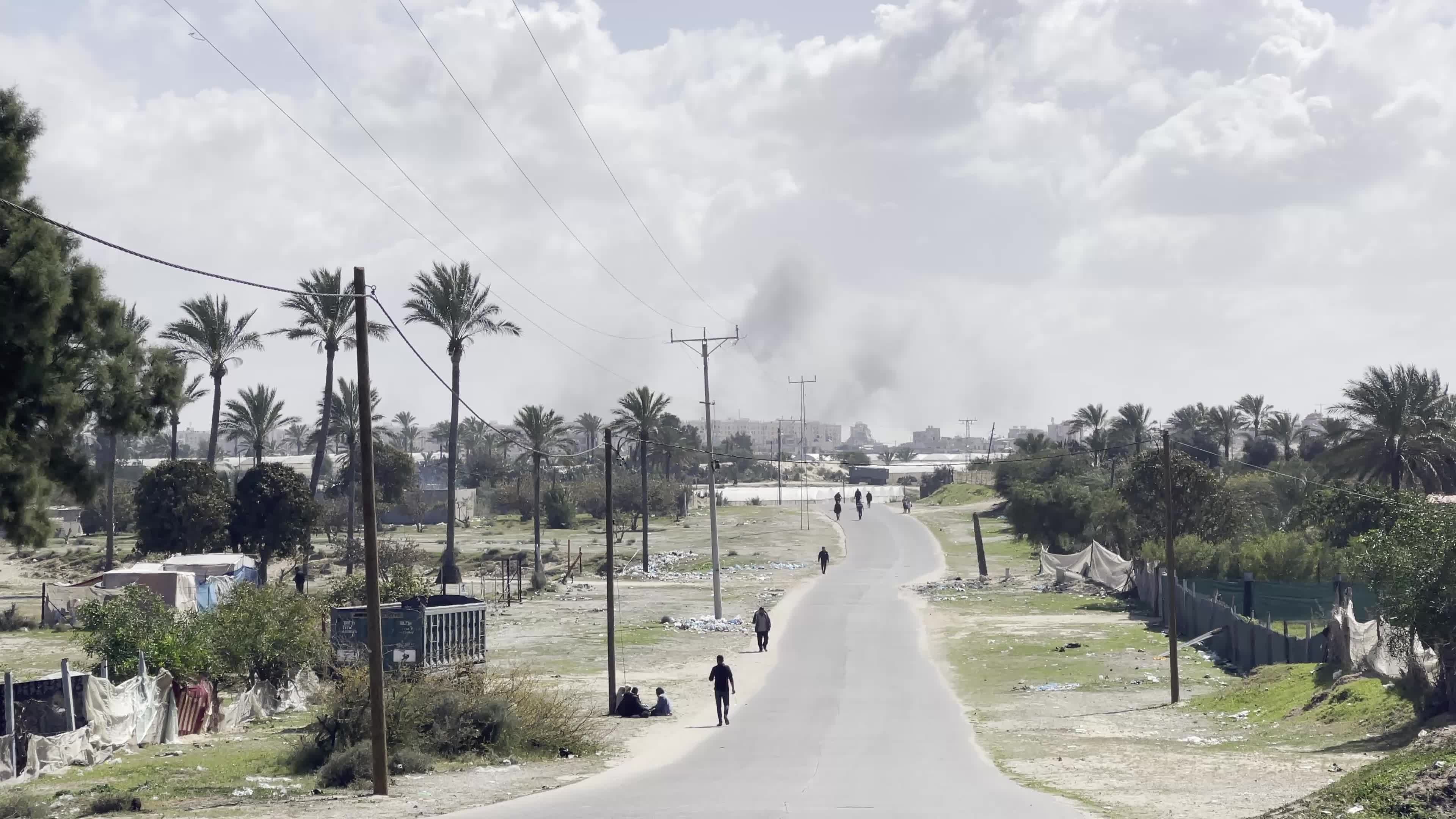 "Israeli Airstrikes in Khan Yunis, Gaza