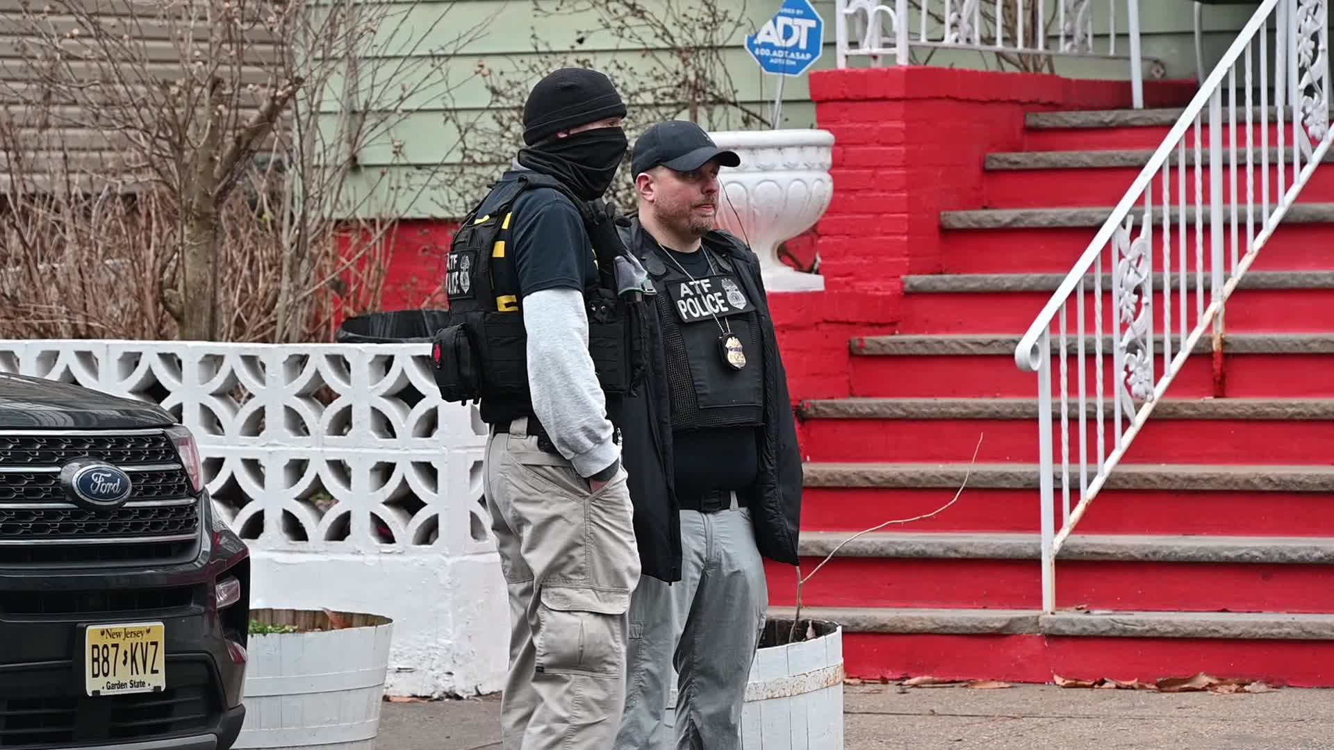 ATF And Federal Authorities Conduct Court Authorized Action At Home In Newark New Jersey