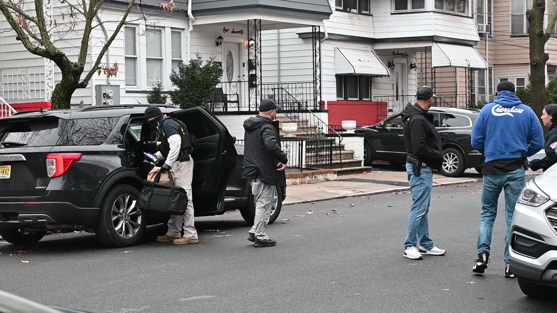 ATF And Federal Authorities Conduct Court Authorized Action At Home In Newark New Jersey