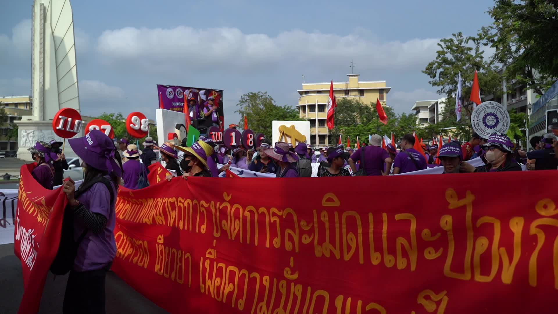 International Women's Day in Bangkok.