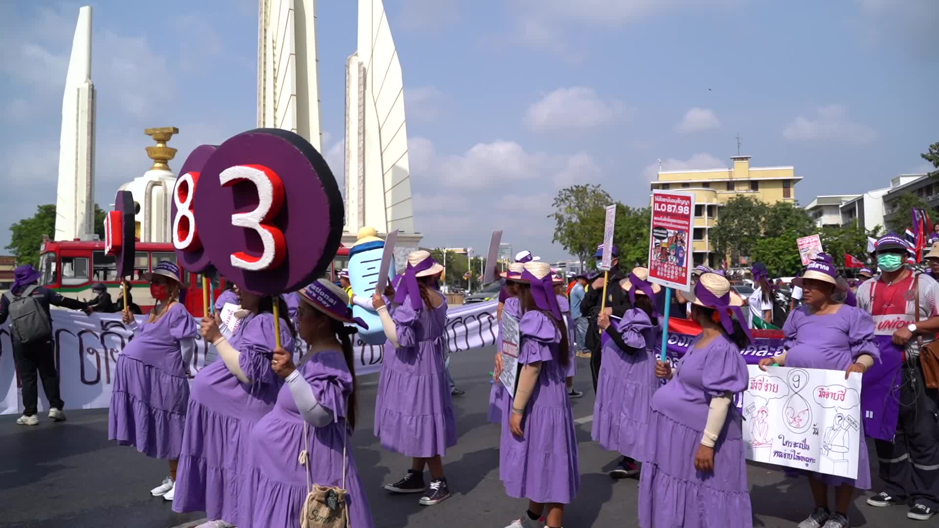 International Women's Day in Bangkok.