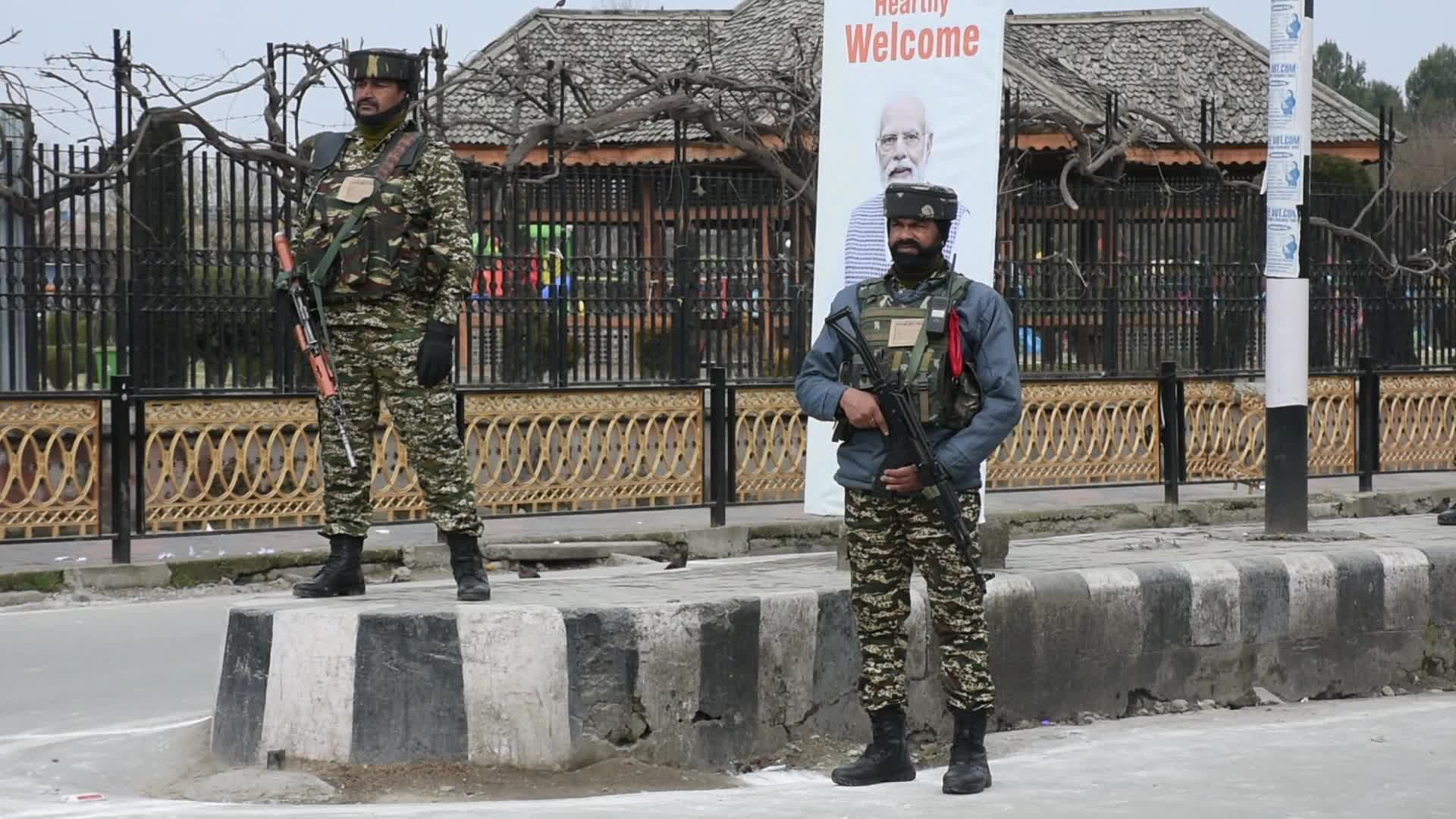 Kashmir: Tight Security On Indian Prime Minister's Visit