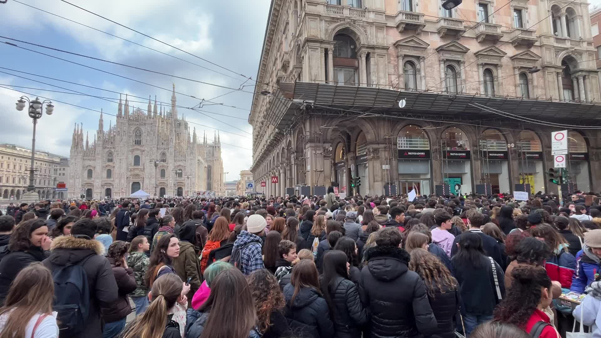 Lotto Marzo demonstration during the the International Women's Day