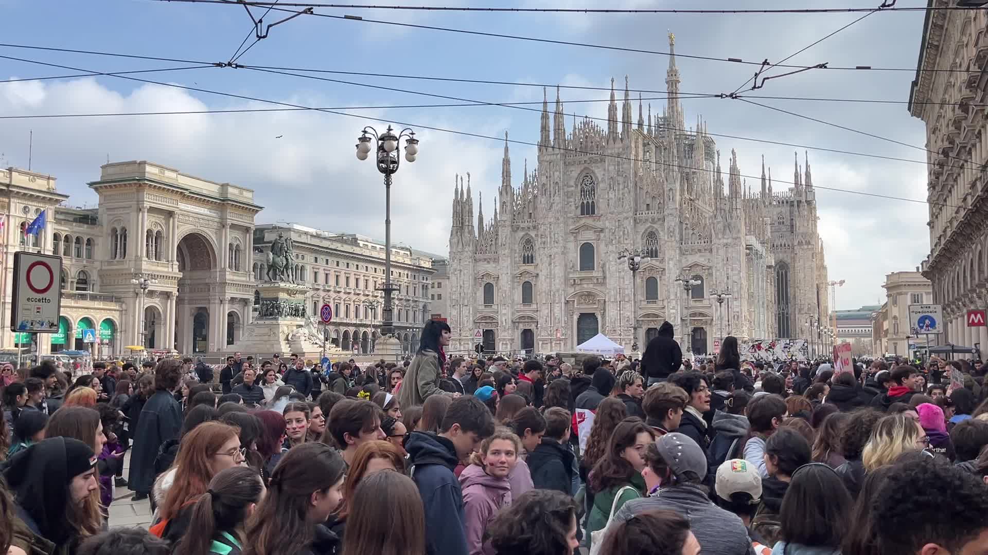 Lotto Marzo demonstration during the the International Women's Day
