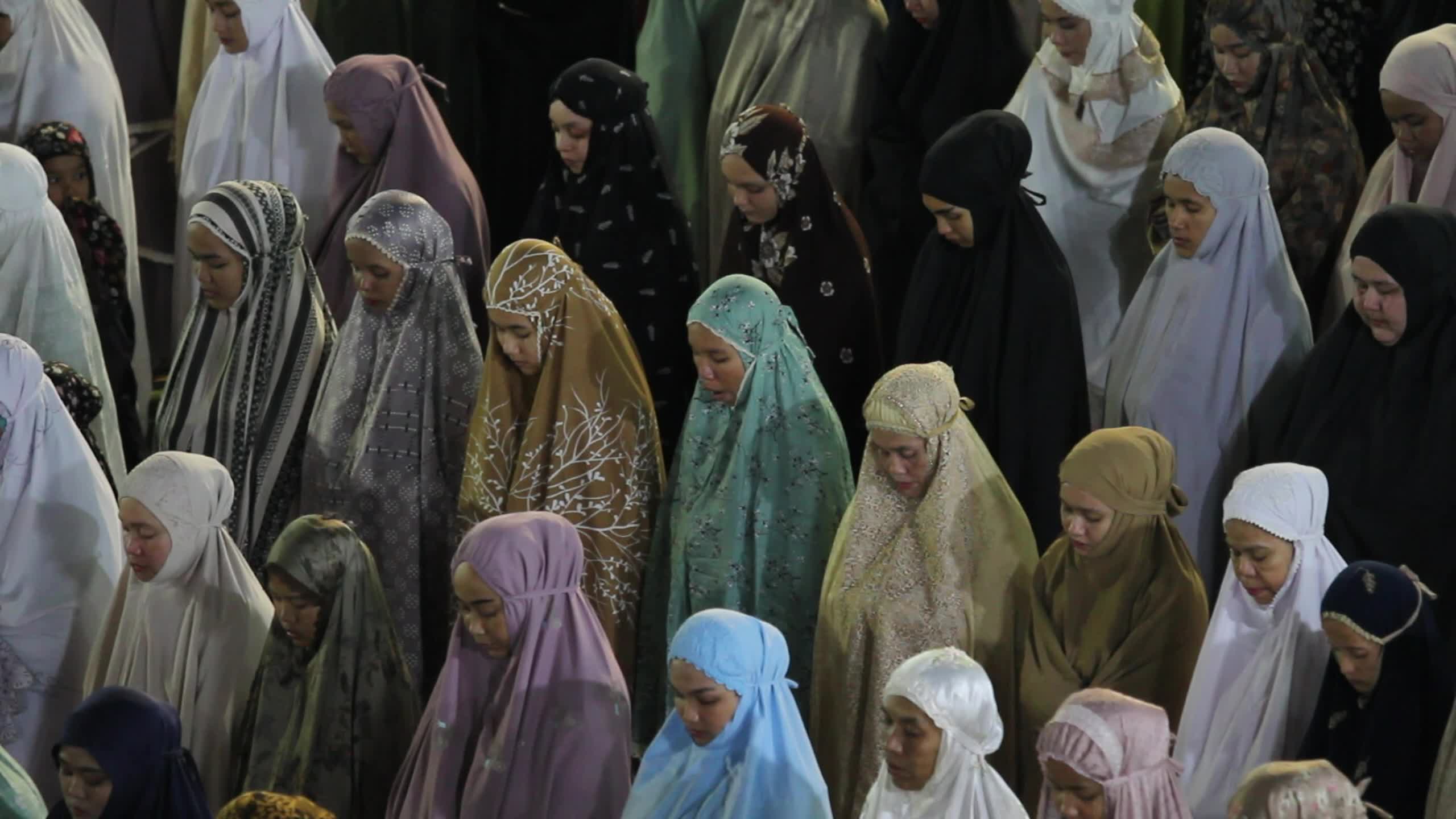 First Tarawih Prayer in Lhokseumawe
