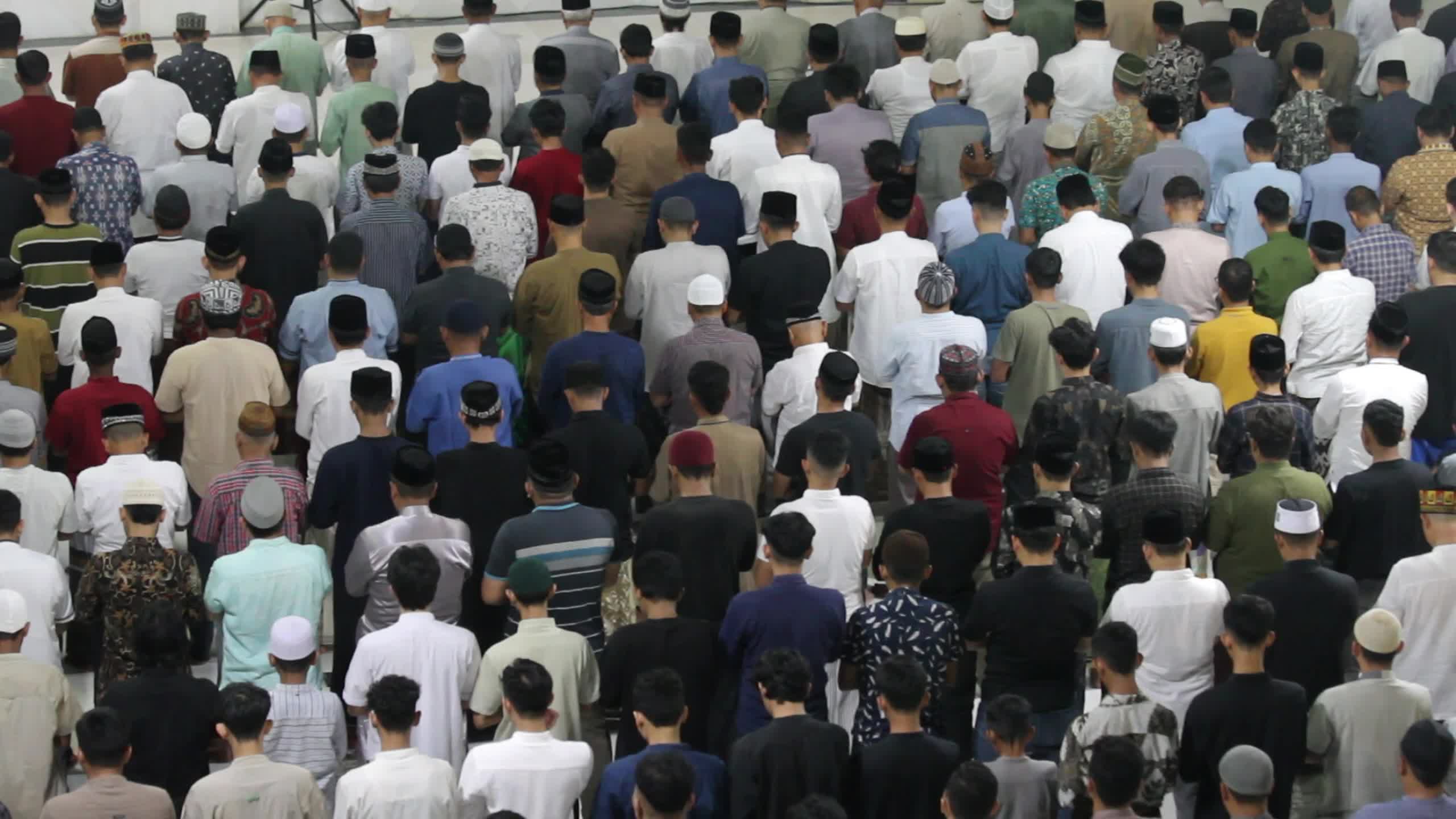 First Tarawih Prayer in Lhokseumawe