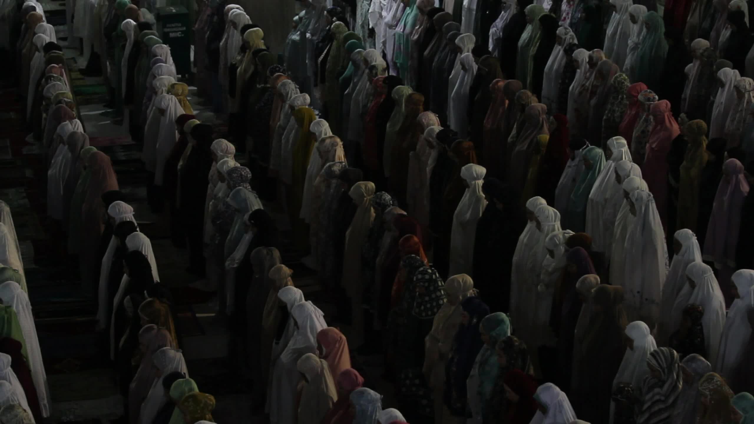 First Tarawih Prayer in Lhokseumawe