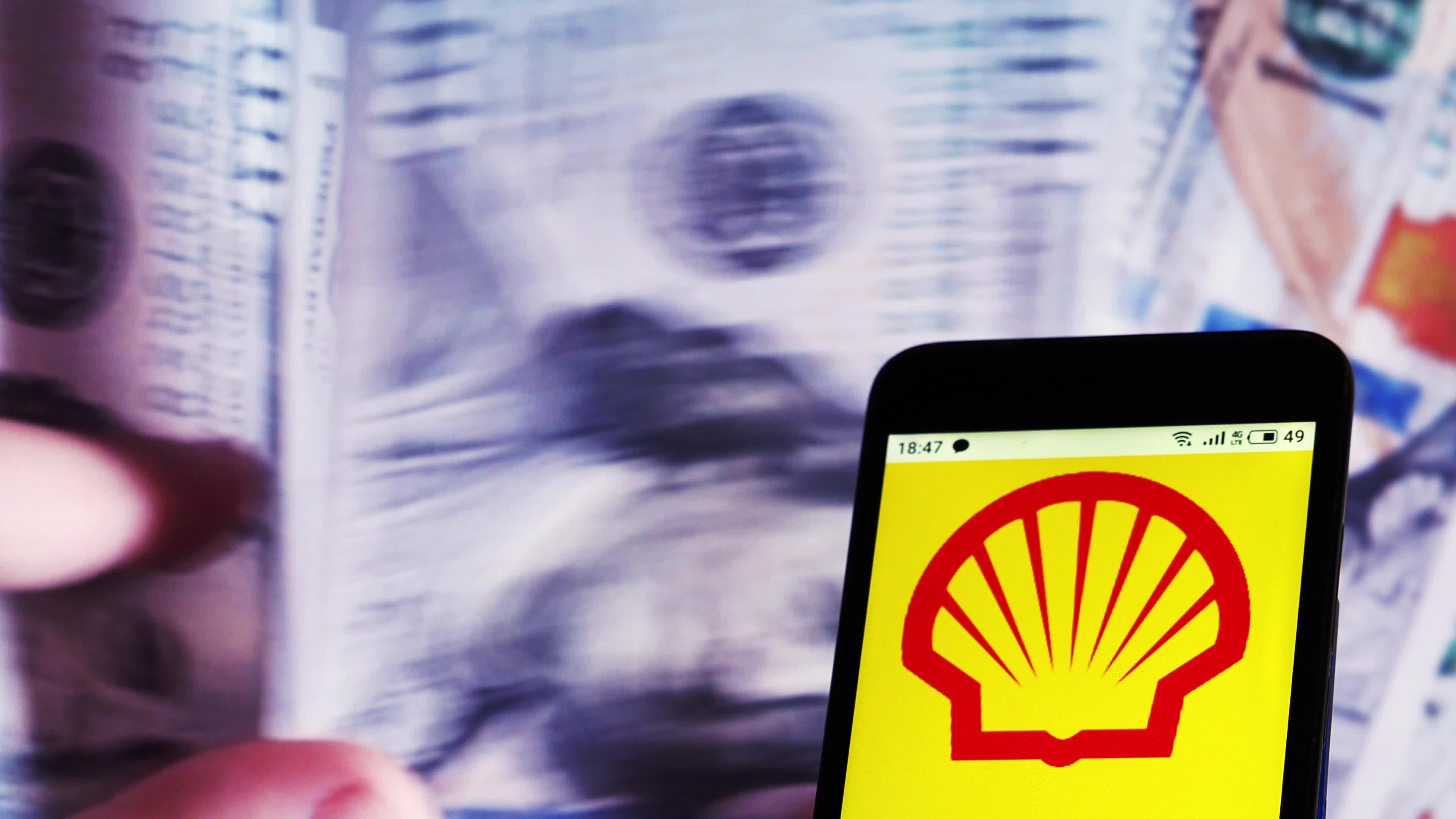 Video illustration the logo of Royal Dutch Shell PLC