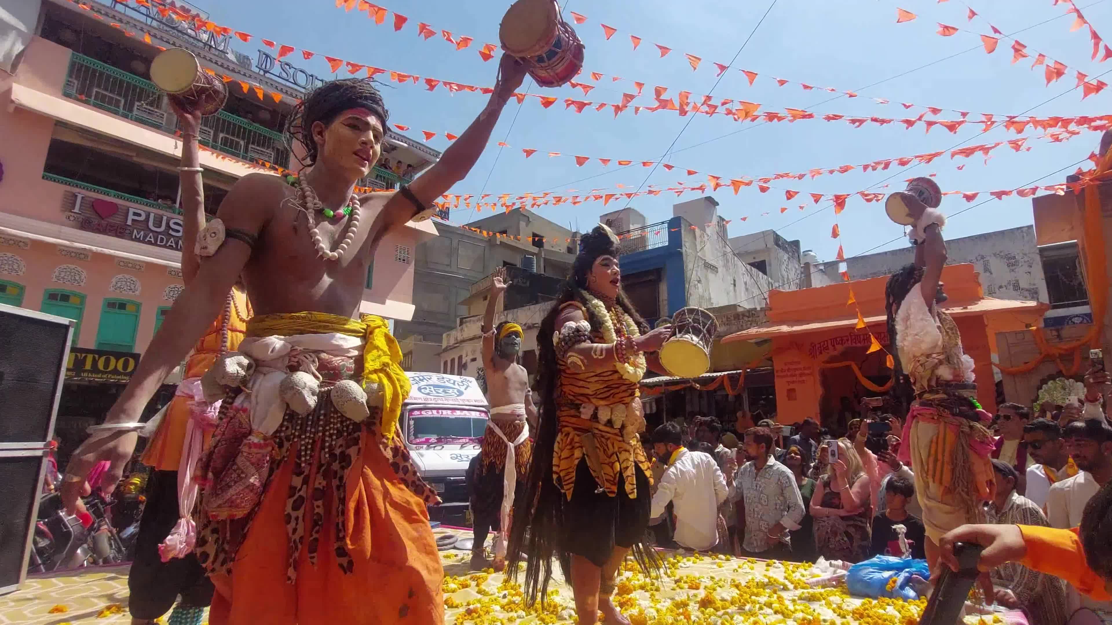 Maha shivratri in Pushkar, India on 08 March 2024