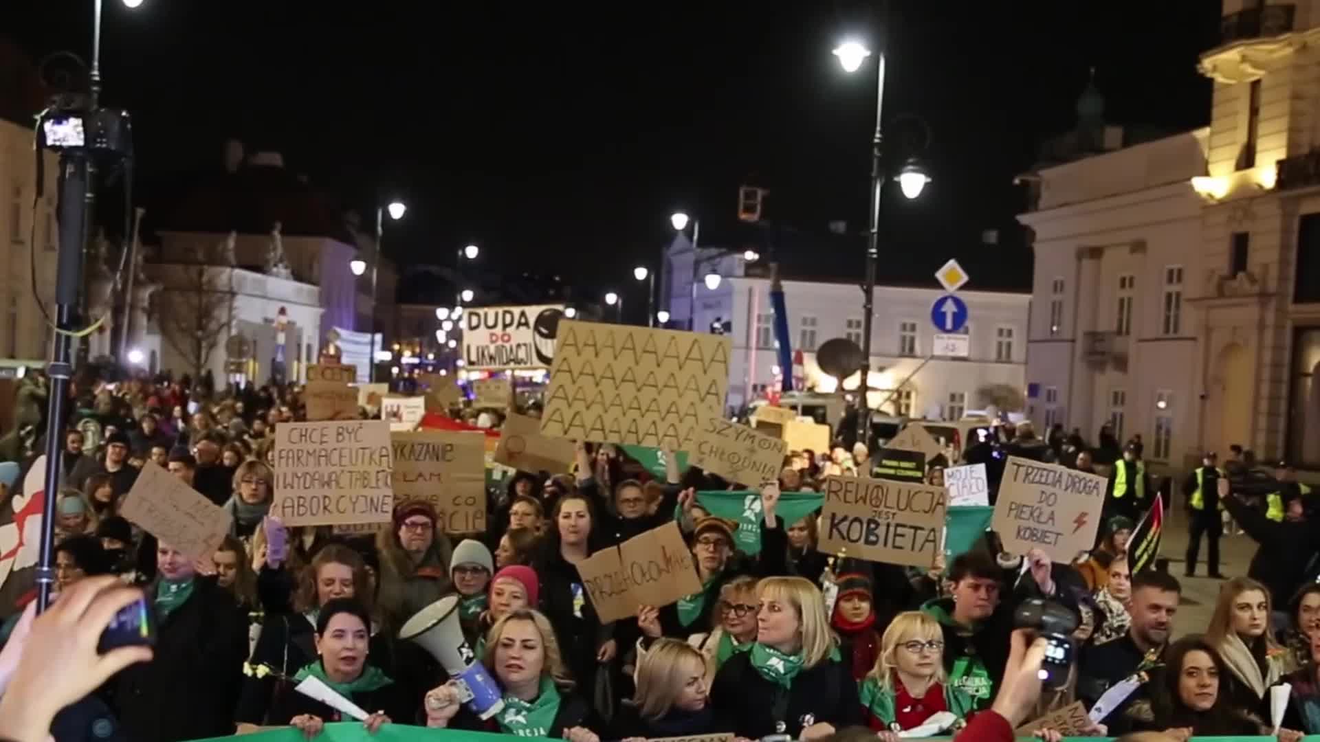 Pro-Choice protests in Poland