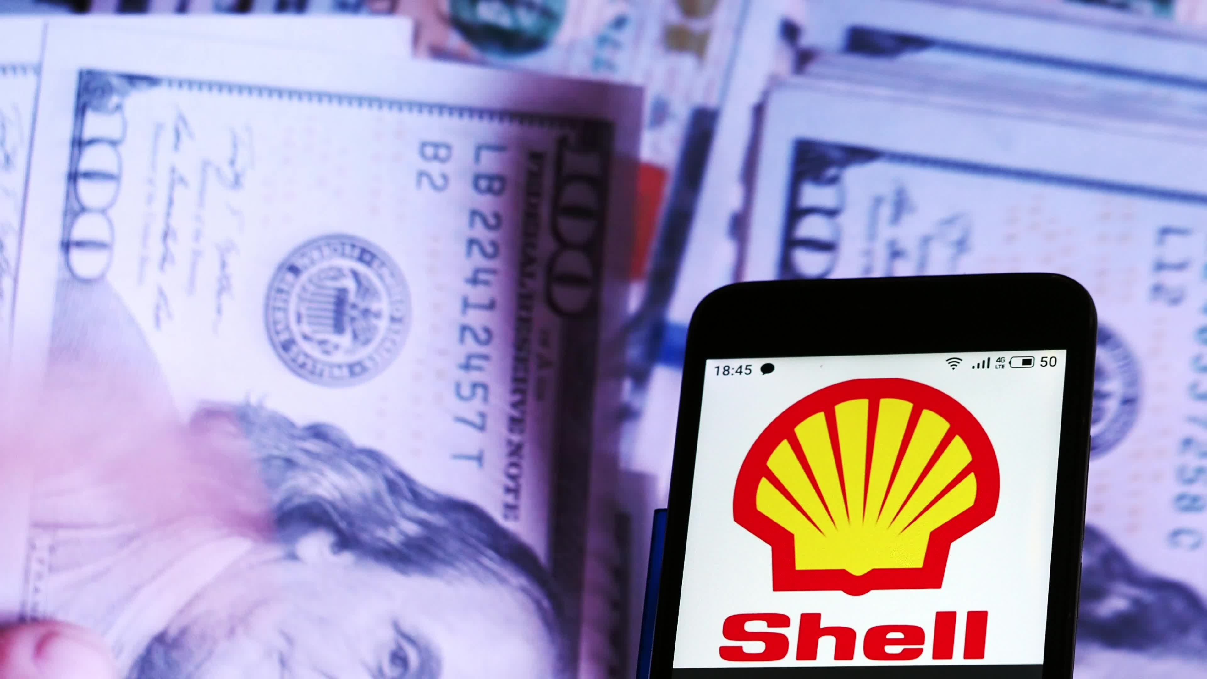 Video illustration the logo of Royal Dutch Shell PLC