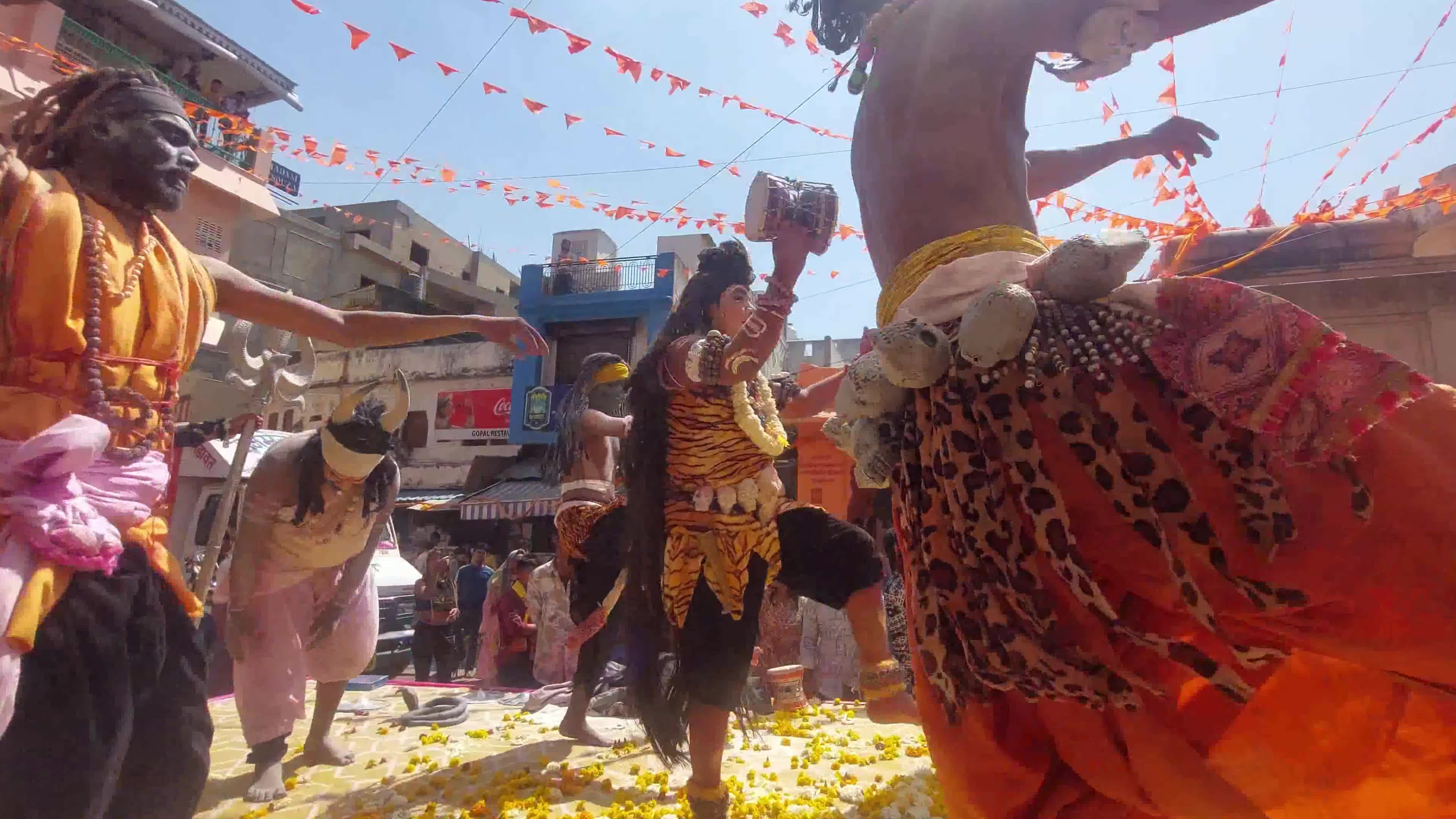 Maha shivratri in Pushkar, India on 08 March 2024