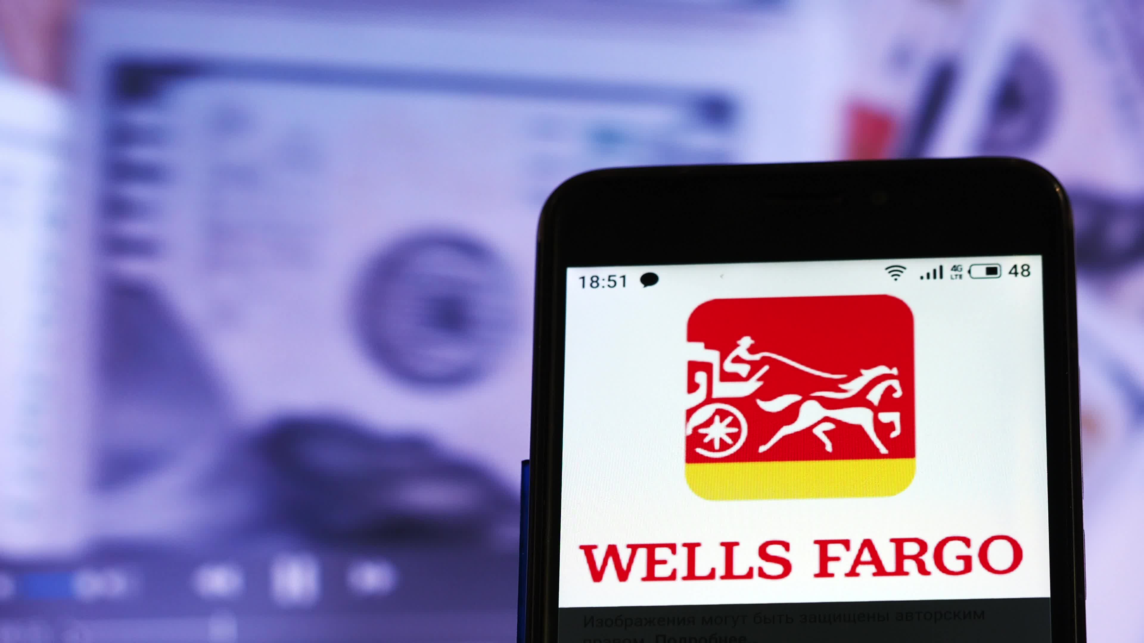 Video illustration the logo of Wells Fargo & Company