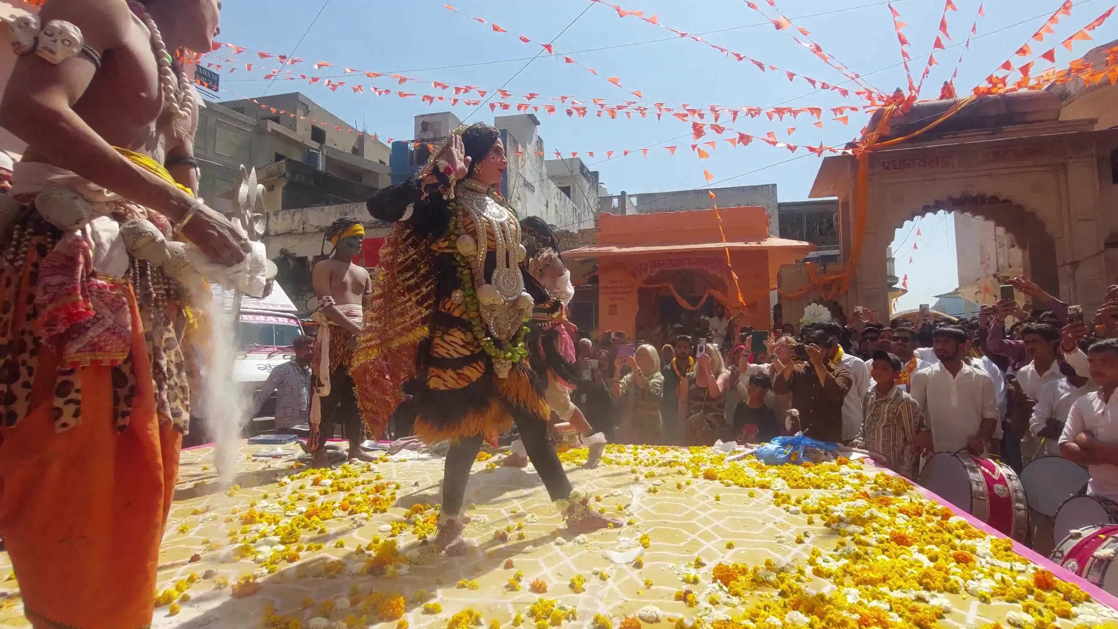 Maha shivratri in Pushkar, India on 08 March 2024