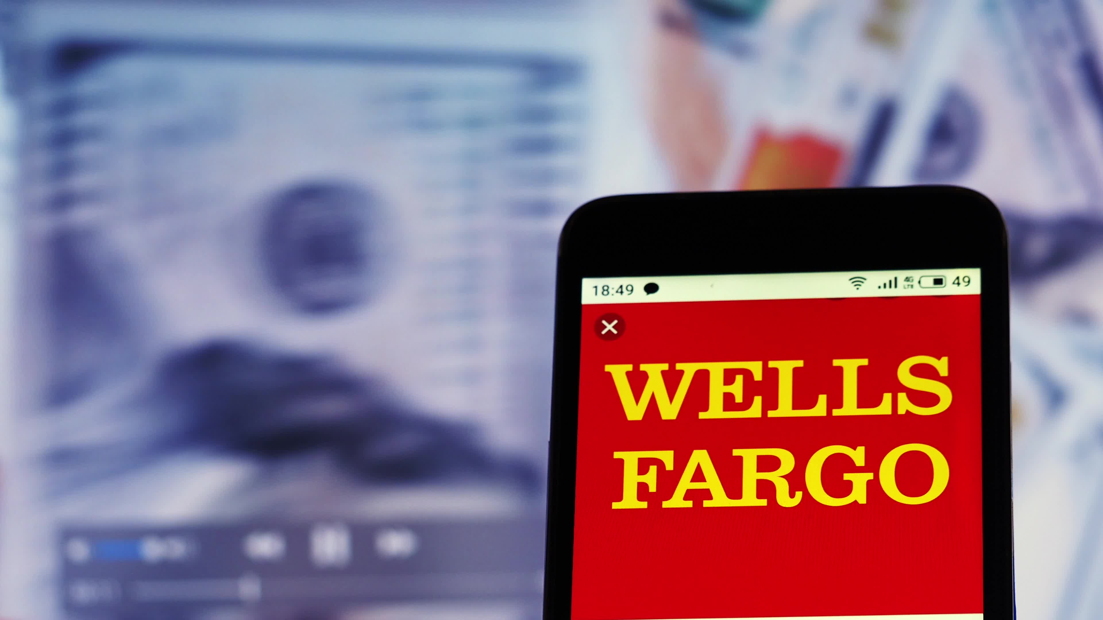 Video illustration the logo of Wells Fargo & Company