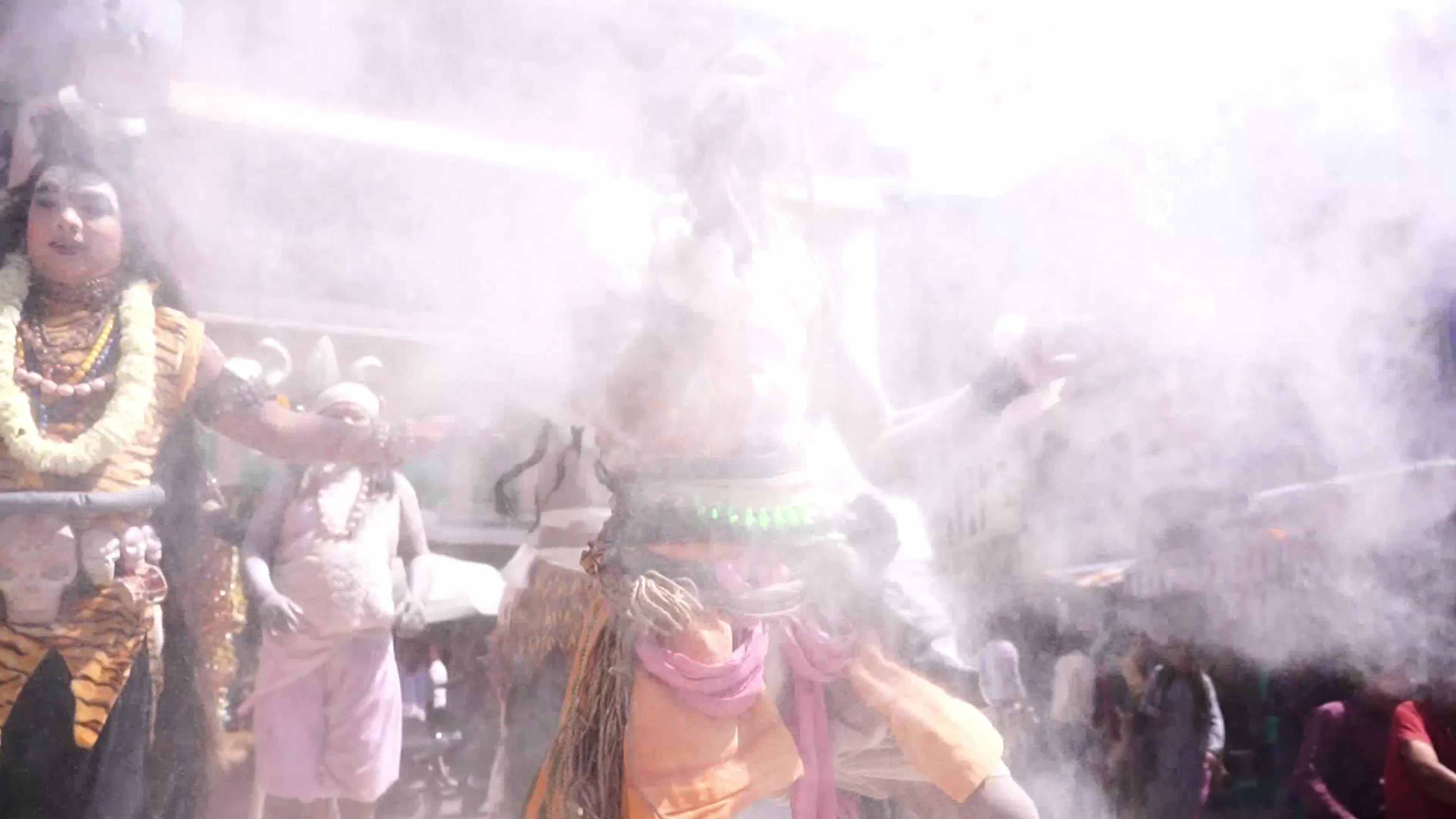 Maha shivratri in Pushkar, India on 08 March 2024