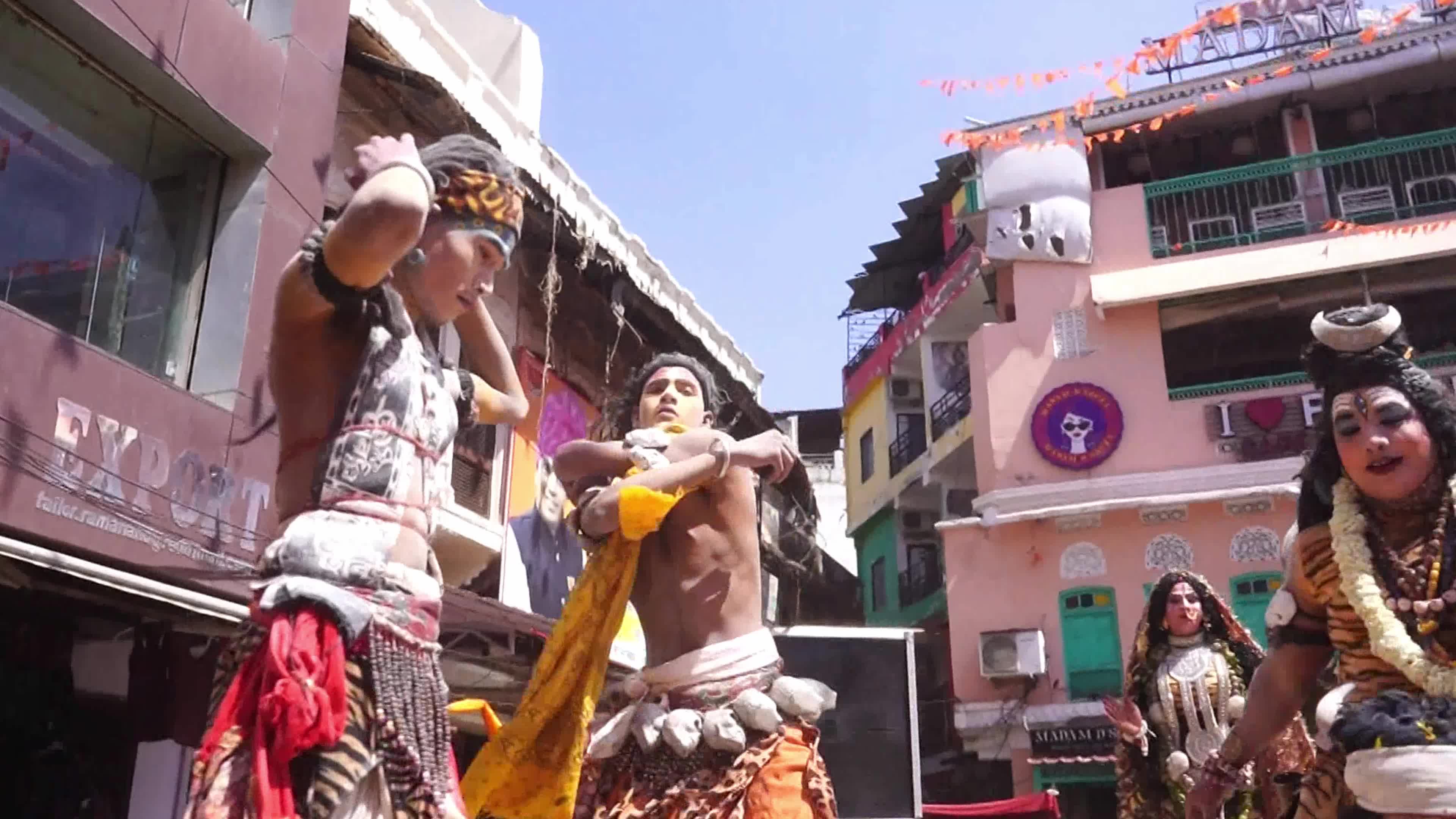 Maha shivratri in Pushkar, India on 08 March 2024