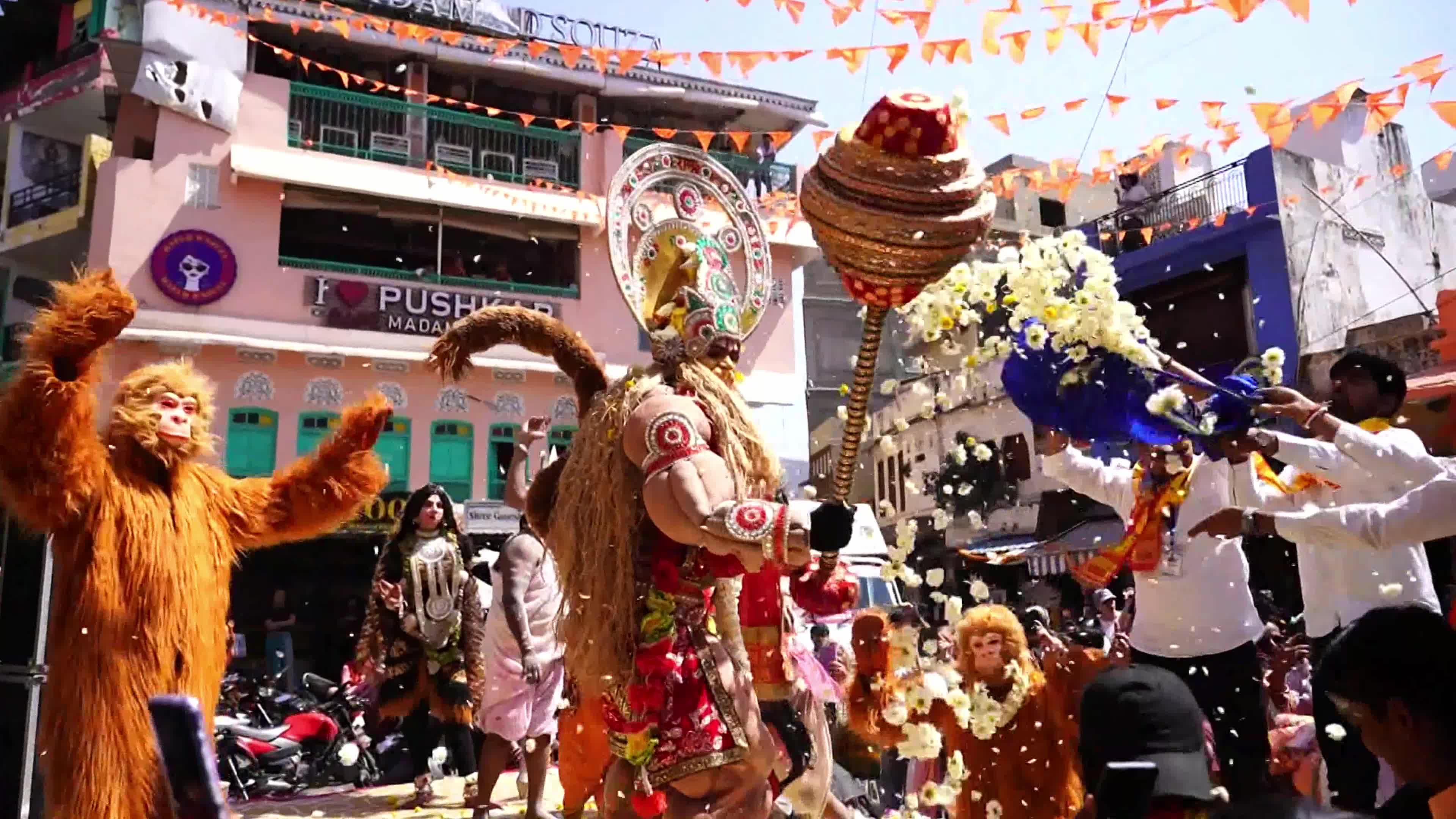 Maha shivratri in Pushkar, India on 08 March 2024