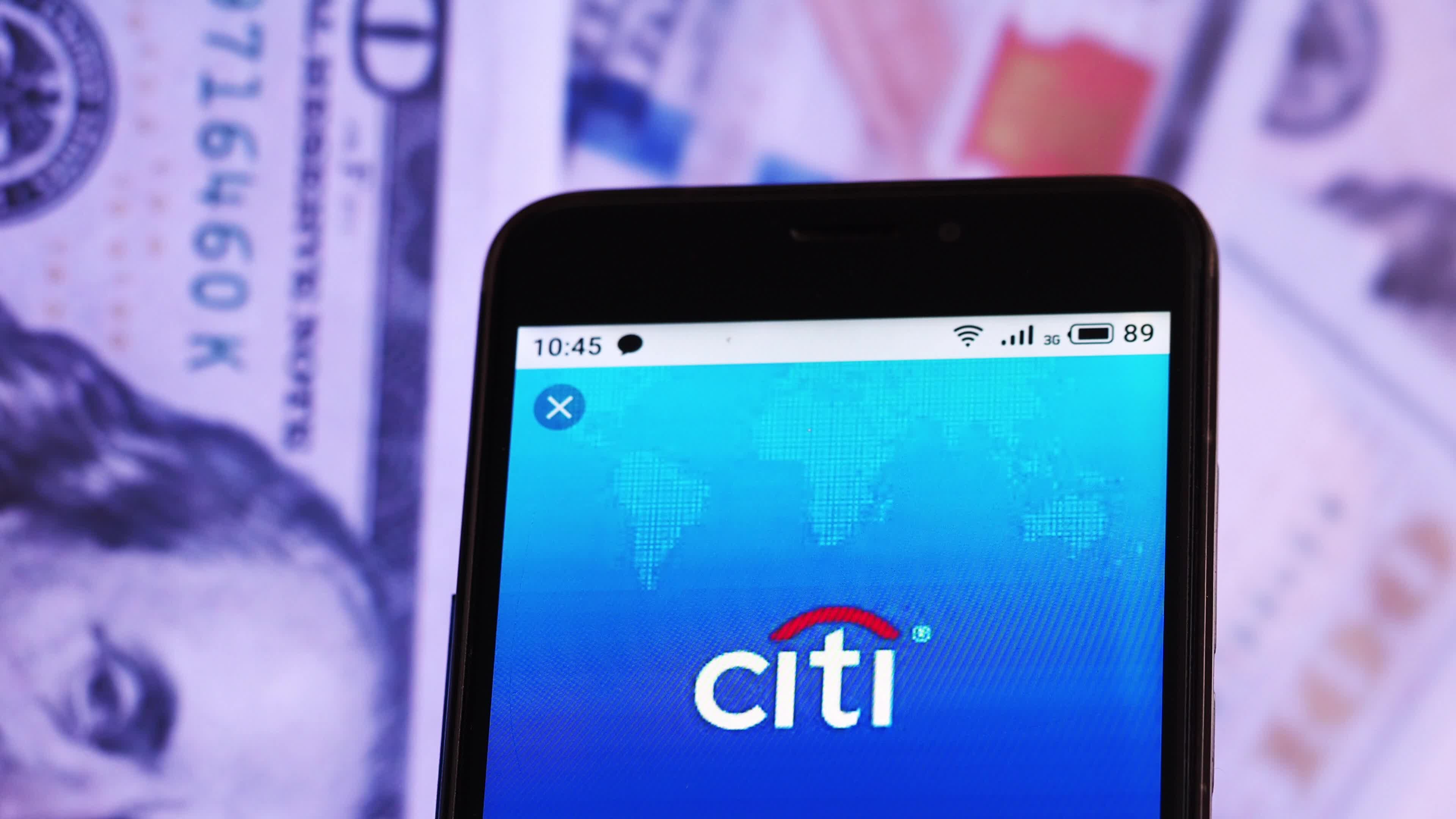 Video illustration the logo of Citigroup Inc.