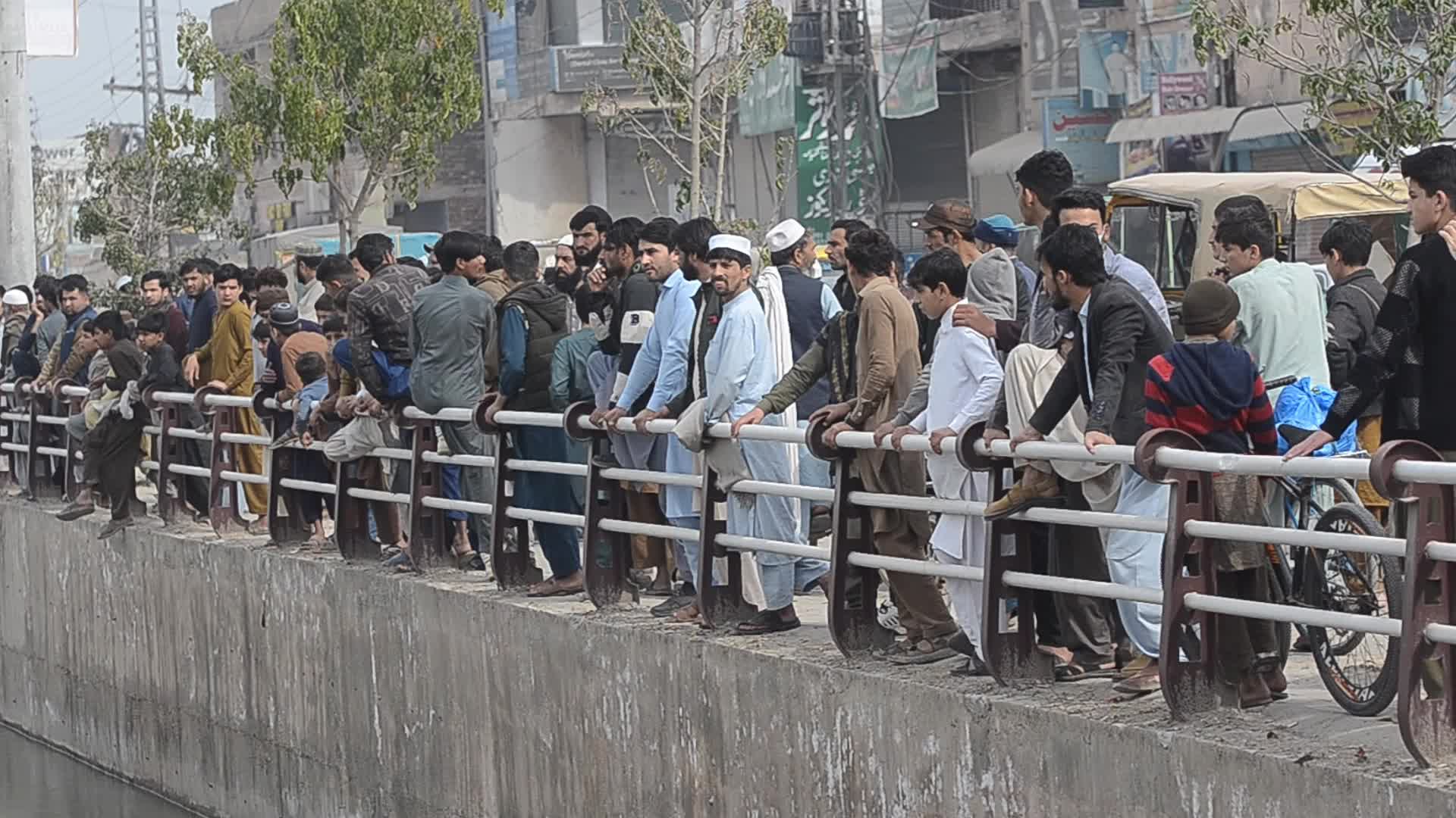 At least two people killed and one injured in an explosion on a roadside in Peshawar