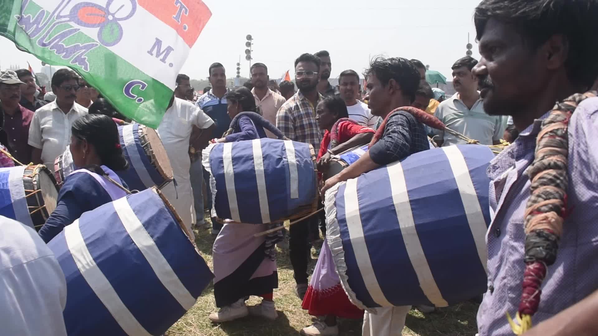 Trinamool's Poll Rally In Kolkata