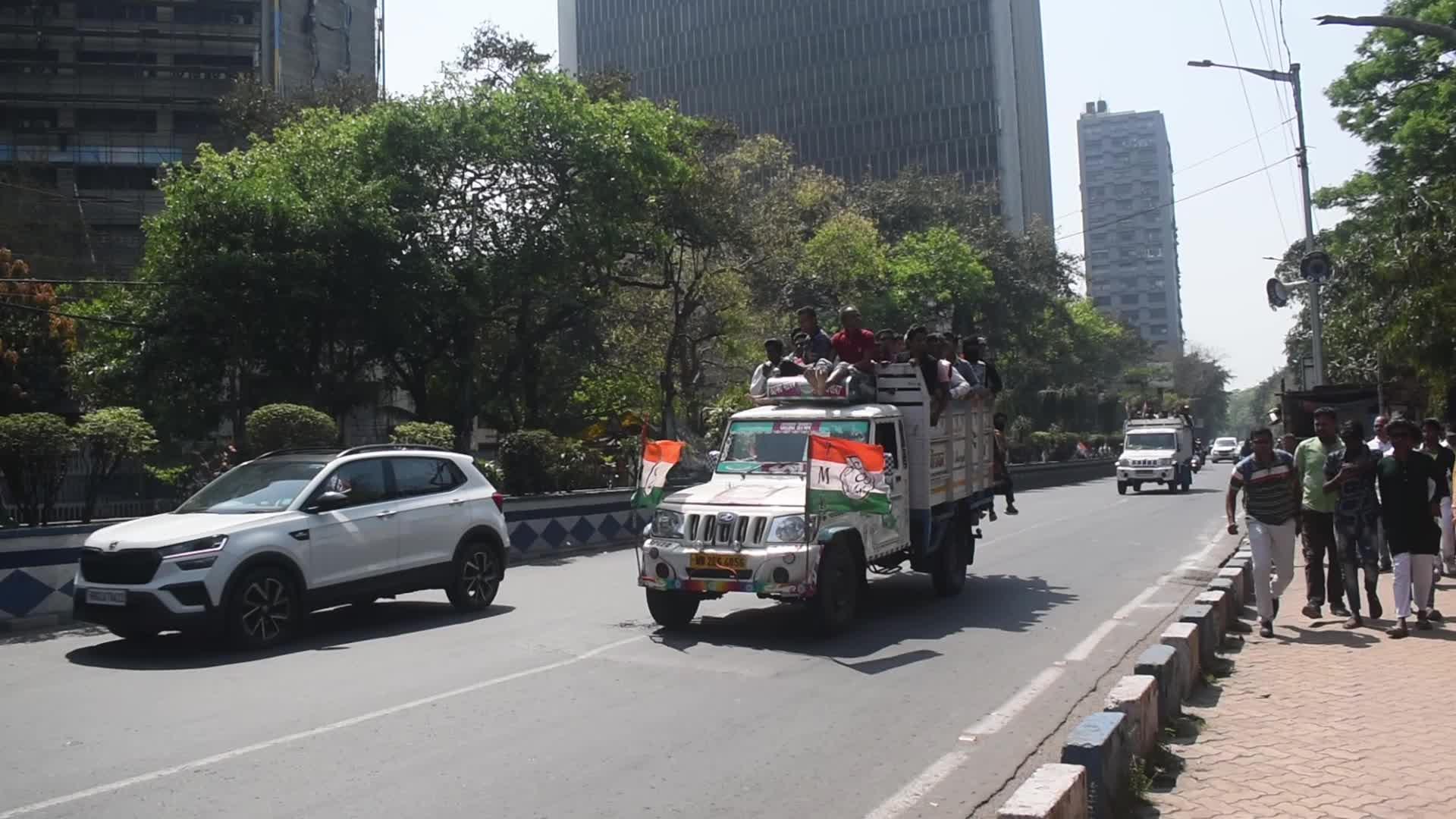 Trinamool's Poll Rally In Kolkata